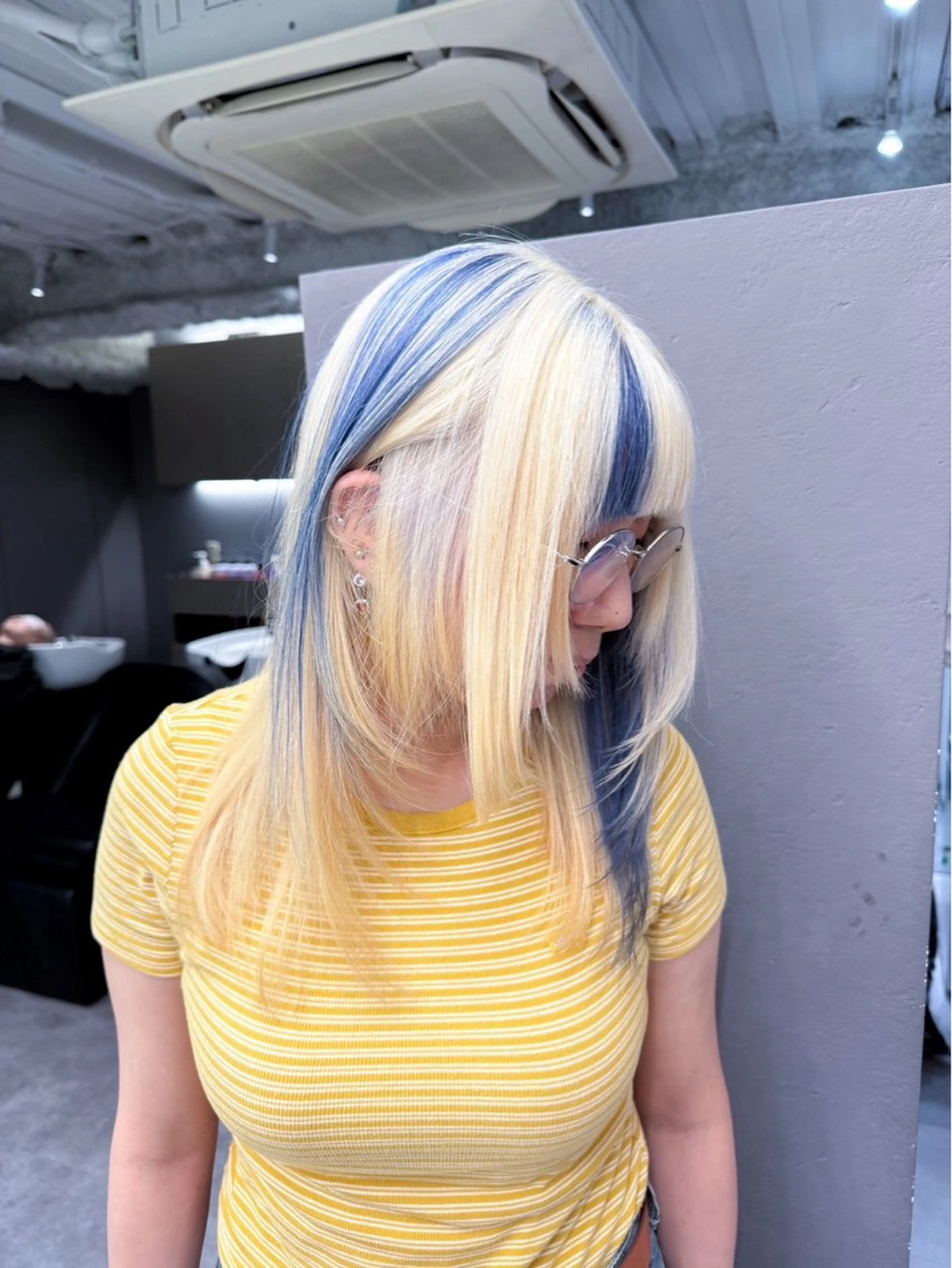 ロング ケアカラー 髪質改善 ヘアカラー トリートメント akari/髪質改善 /ブリーチ/名古屋のヘアスタイル