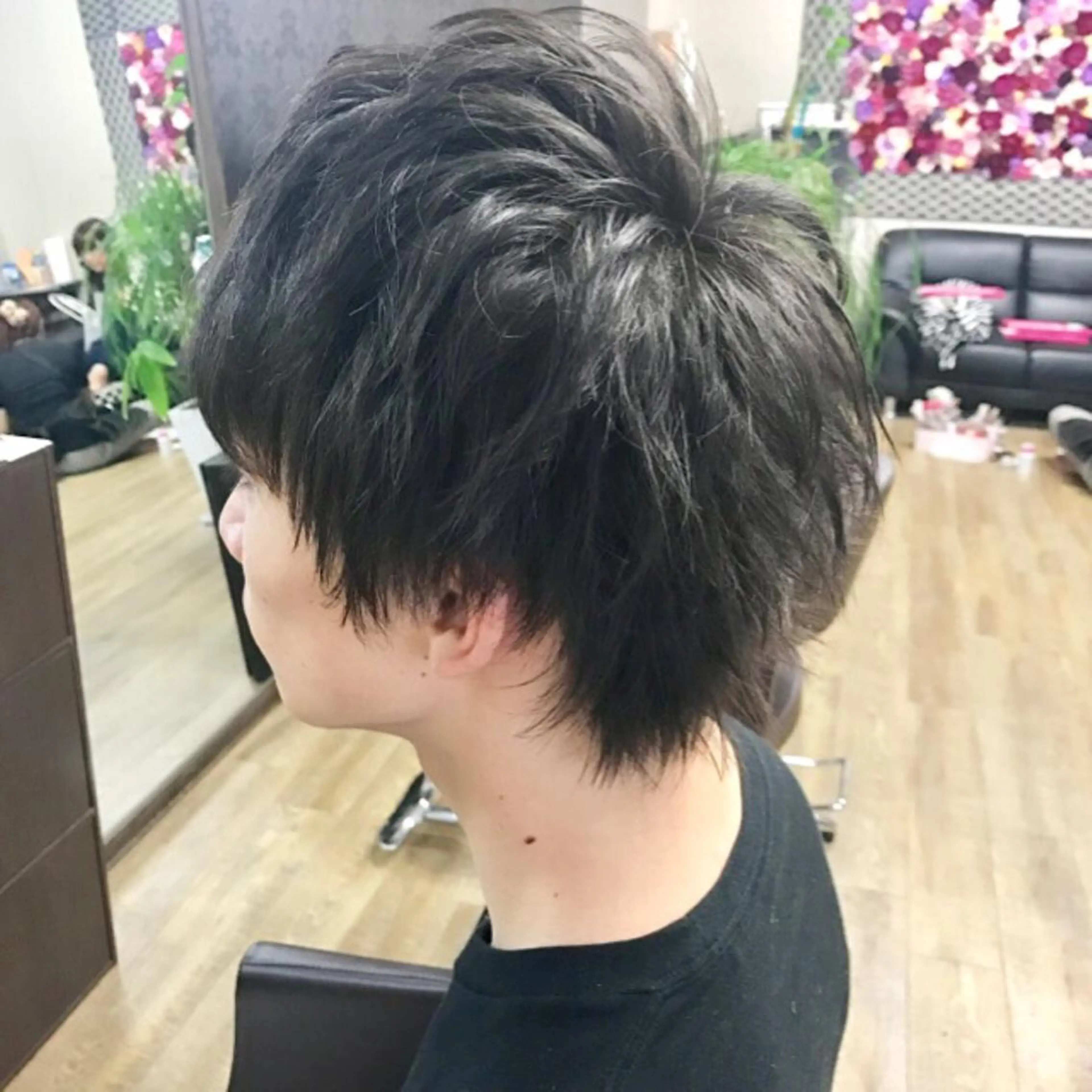 ショート カラー メンズ 池田 景子のヘアスタイル