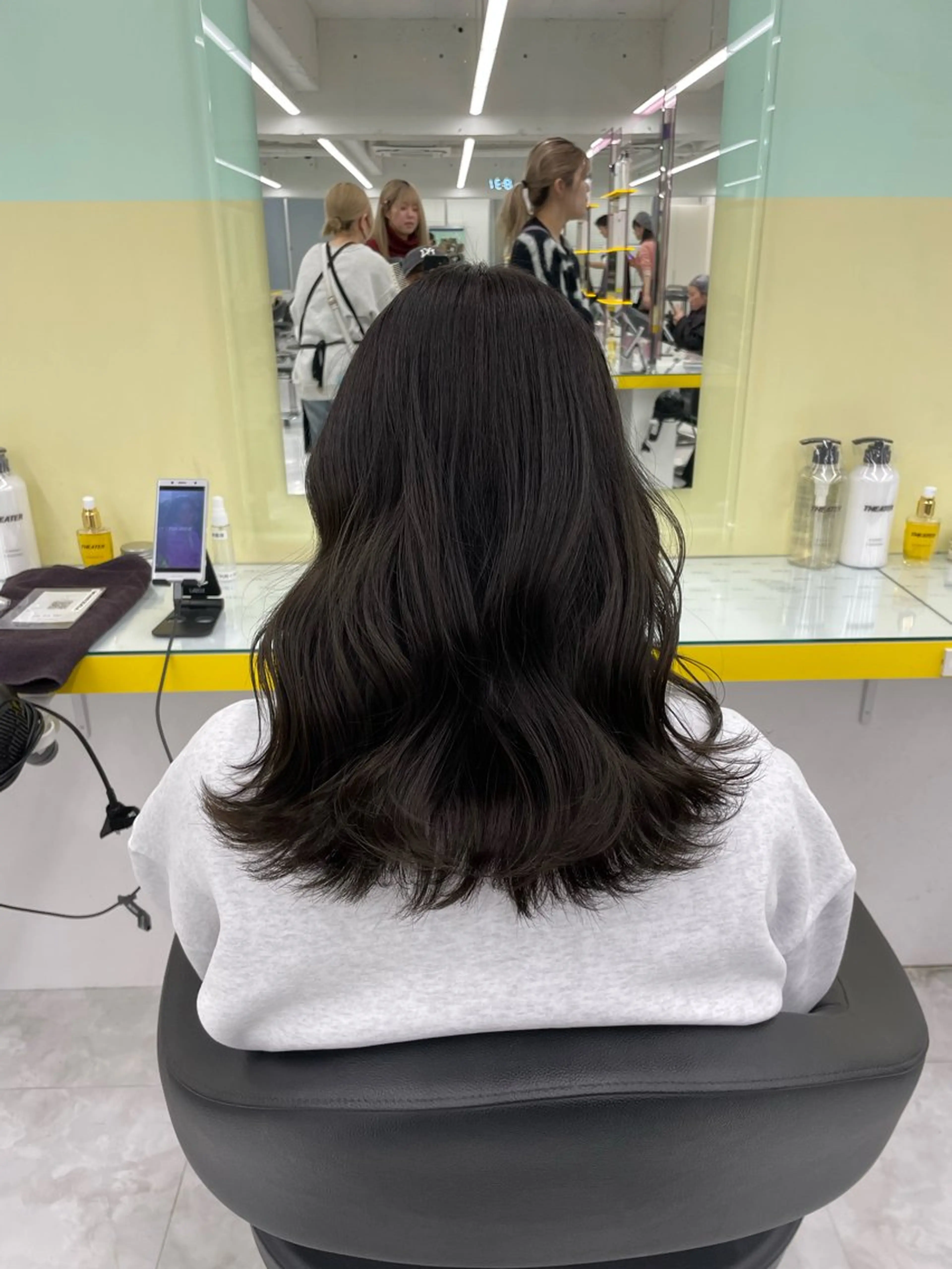 セミロング カラー 🦋色落ち綺麗カラー メンズYUZU🦋‪のヘアスタイル