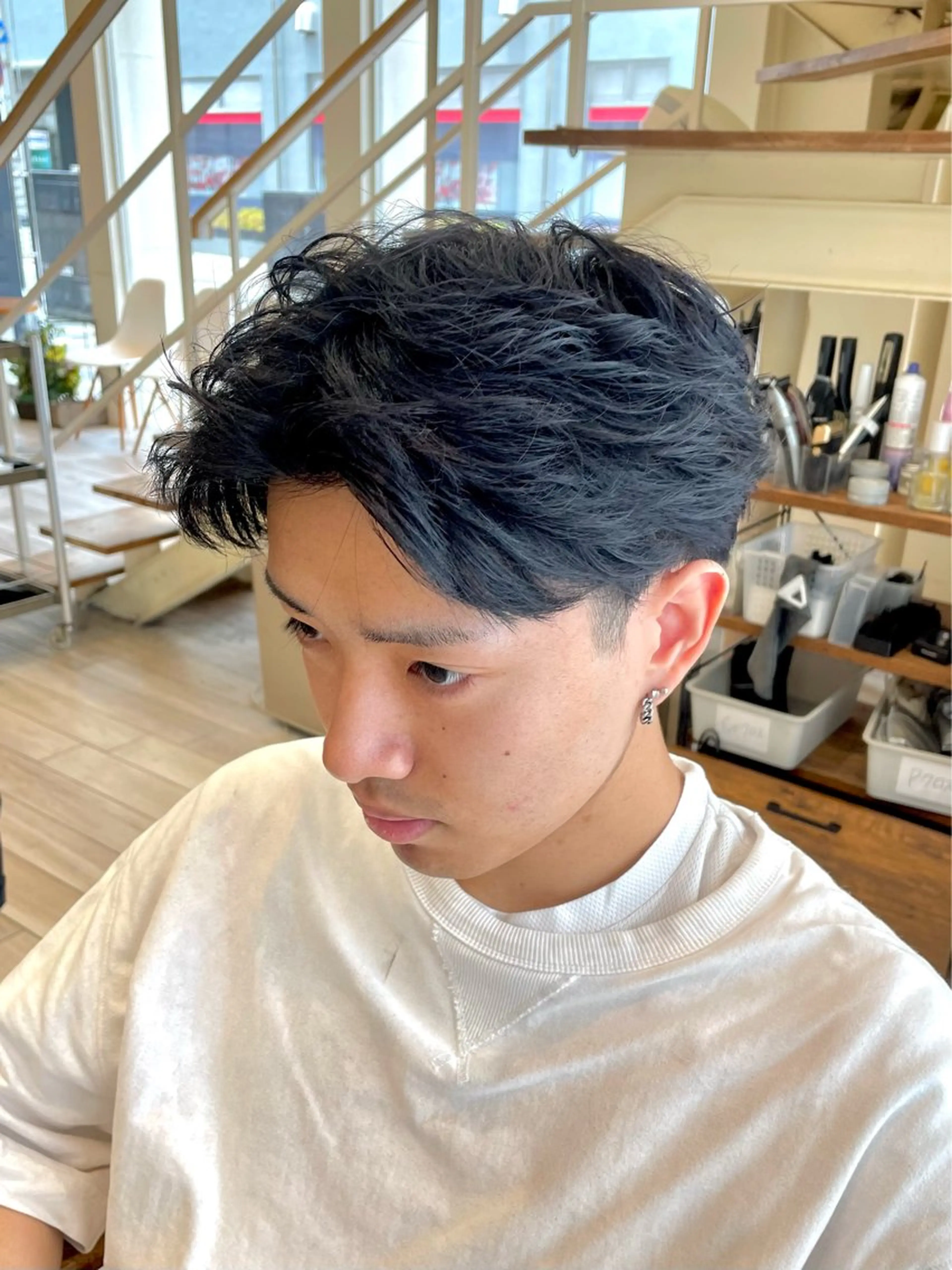 ショート メンズ ショートヘア カット パーマ/フェード🔥 佐々木波人のヘアスタイル