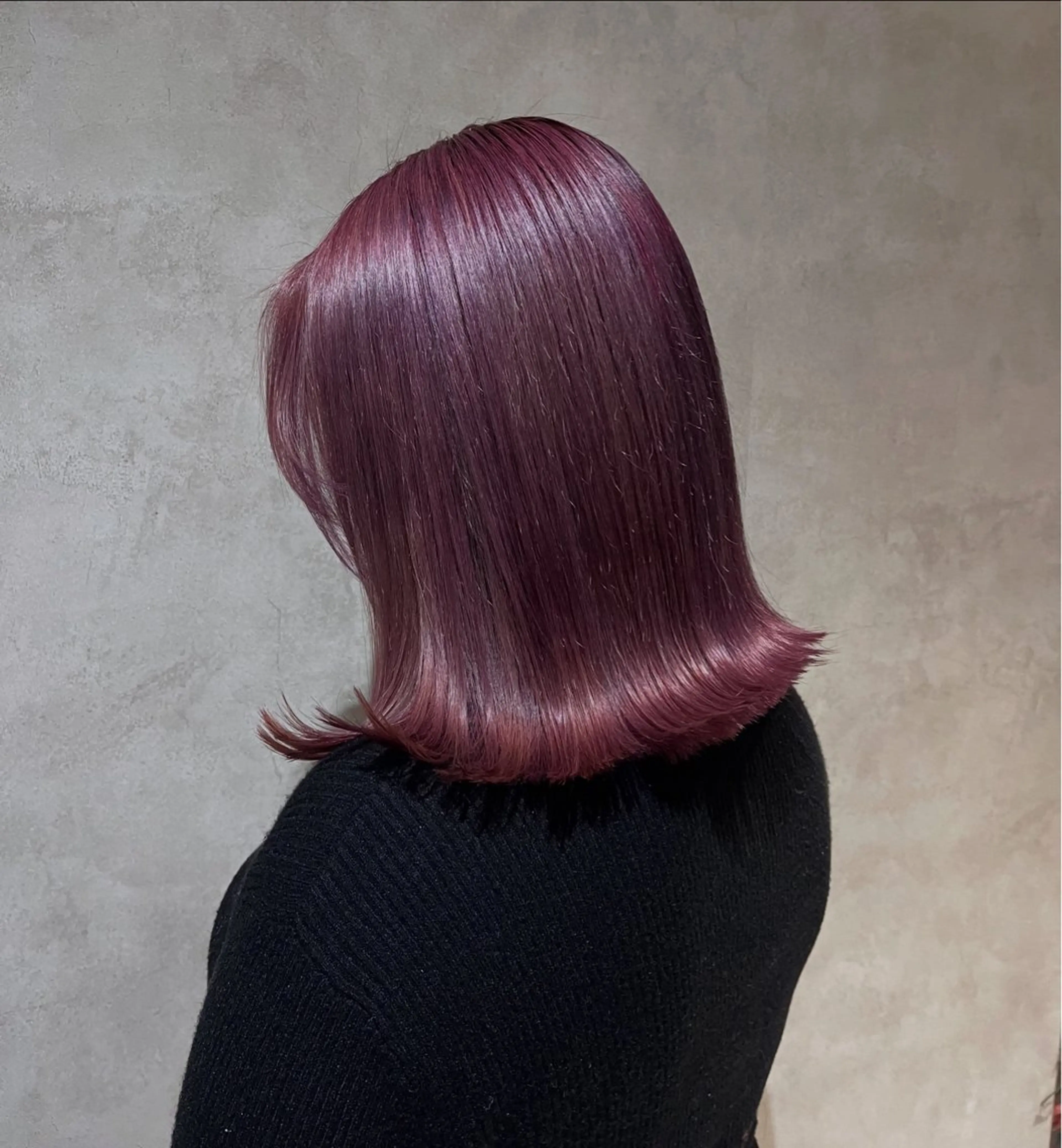 ミディアム カラー 透明感カラー 髪質改善 縮毛矯正 《.Xian》ナツミ /ボブ/顔周りカットのヘアスタイル