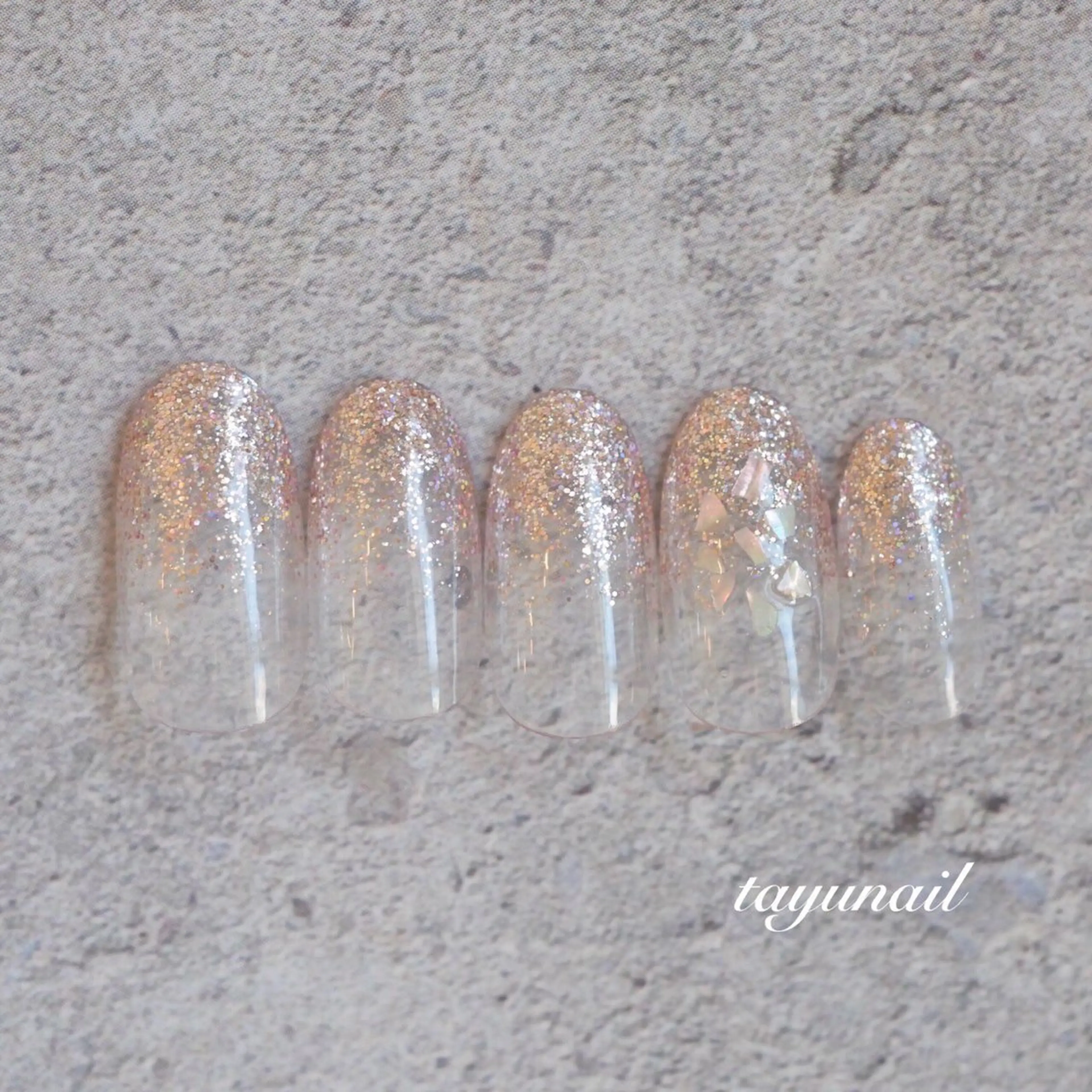 ネイル アートネイル ジェルネイル パラジェル シンプルネイル 夏ネイル ハンドネイル ネイルサロン 【たゆnail】のネイルデザイン
