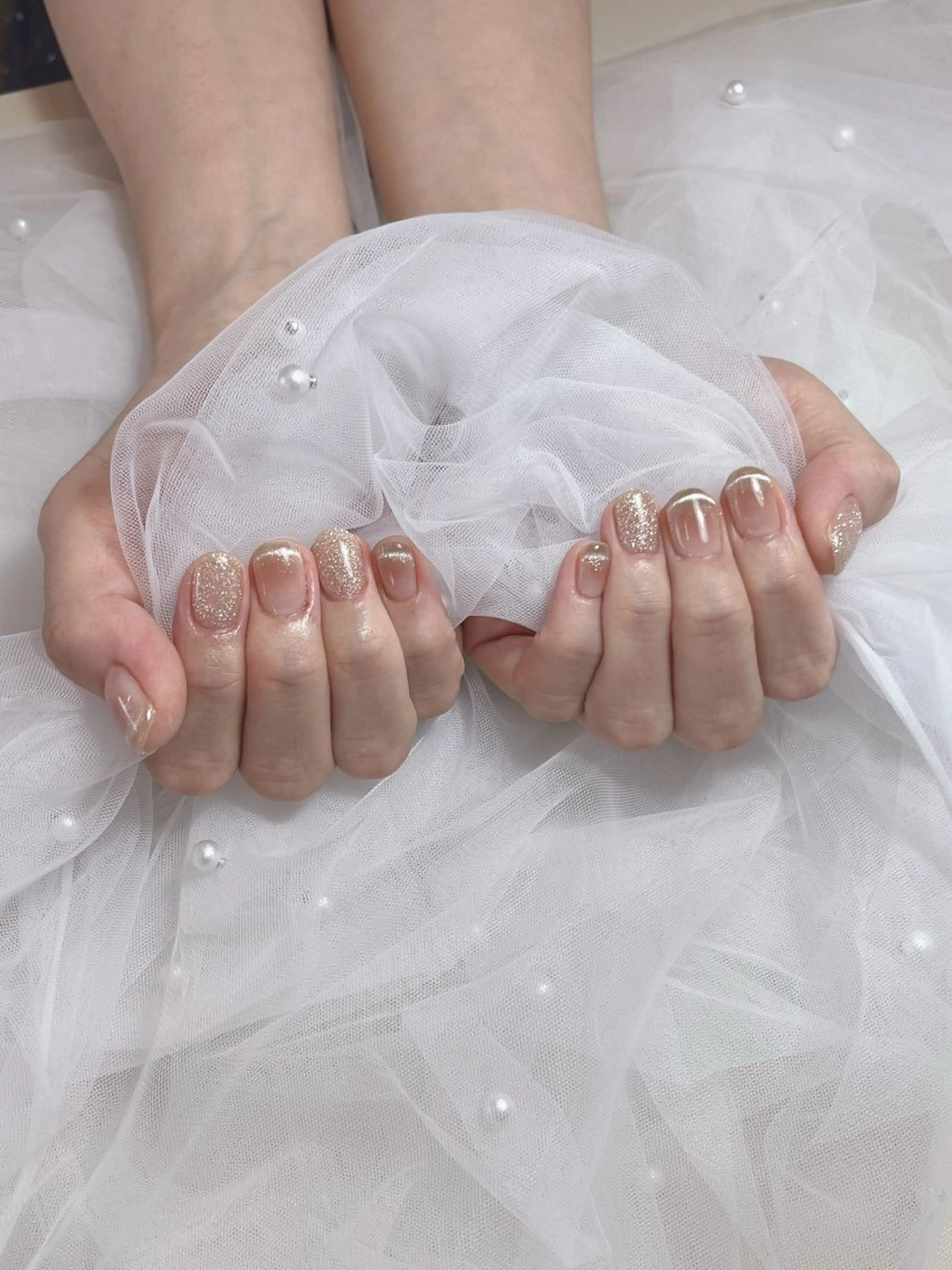 ネイル チークネイル GEMINI nailのネイルデザイン