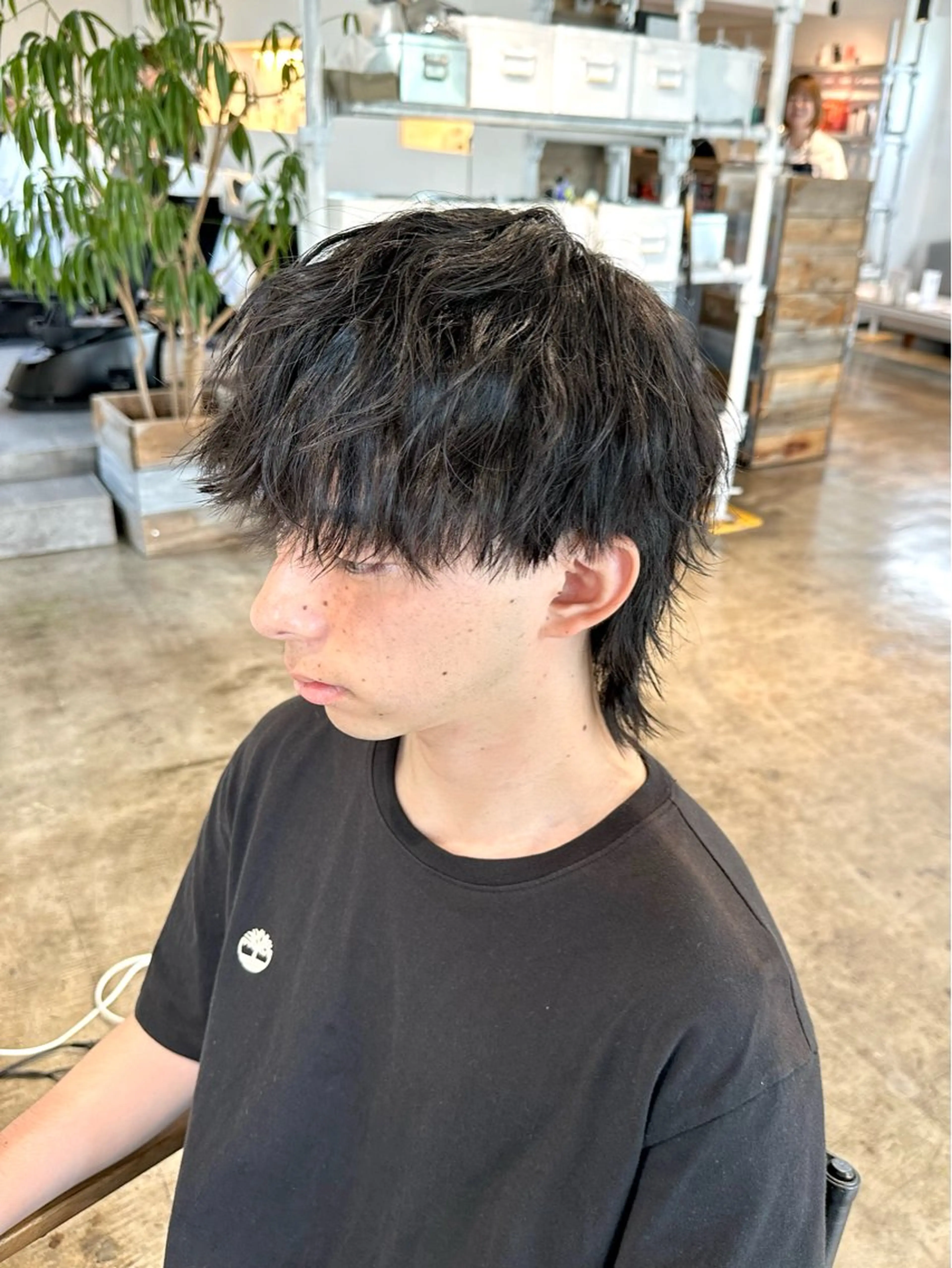 メンズ マッシュウルフ マッシュ メンズパーマ メンズウルフカット ウルフカット カット 骨格補正施術/メンズ 専門美容師/YUYAのヘアスタイル