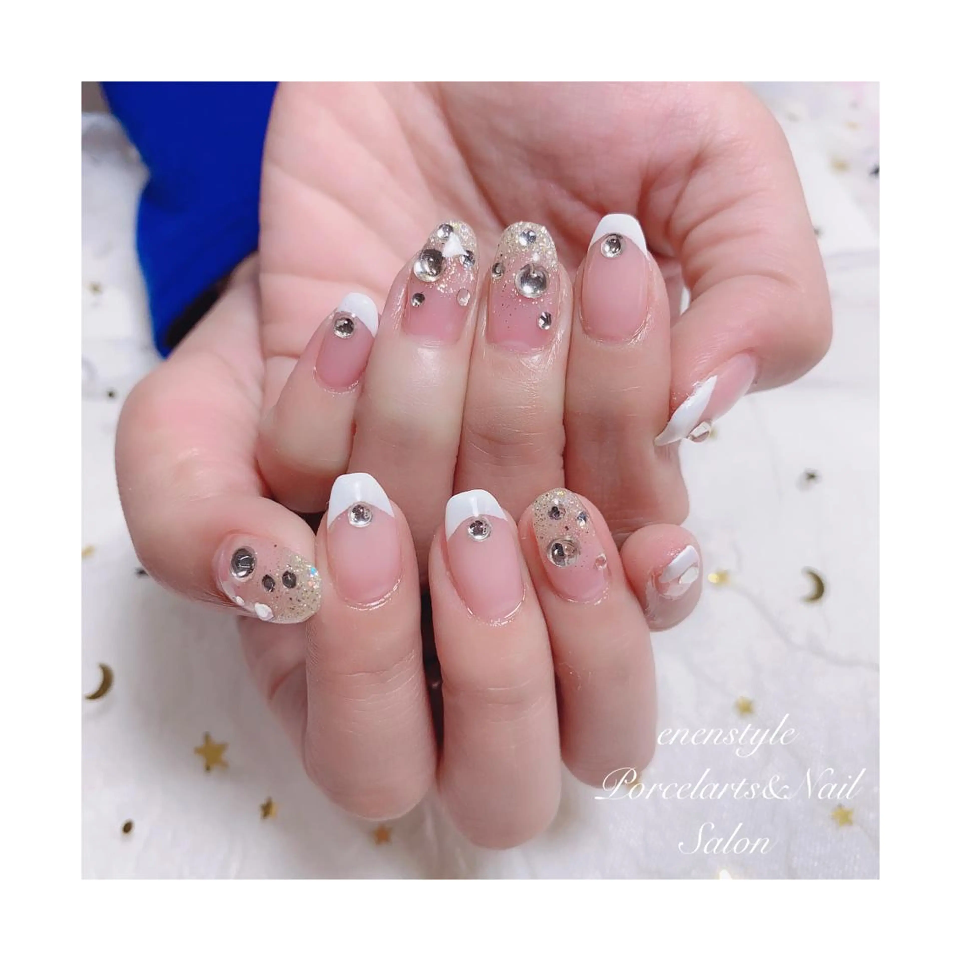 ミディアム ネイル ハンドネイル 👑enen style👑のネイルデザイン