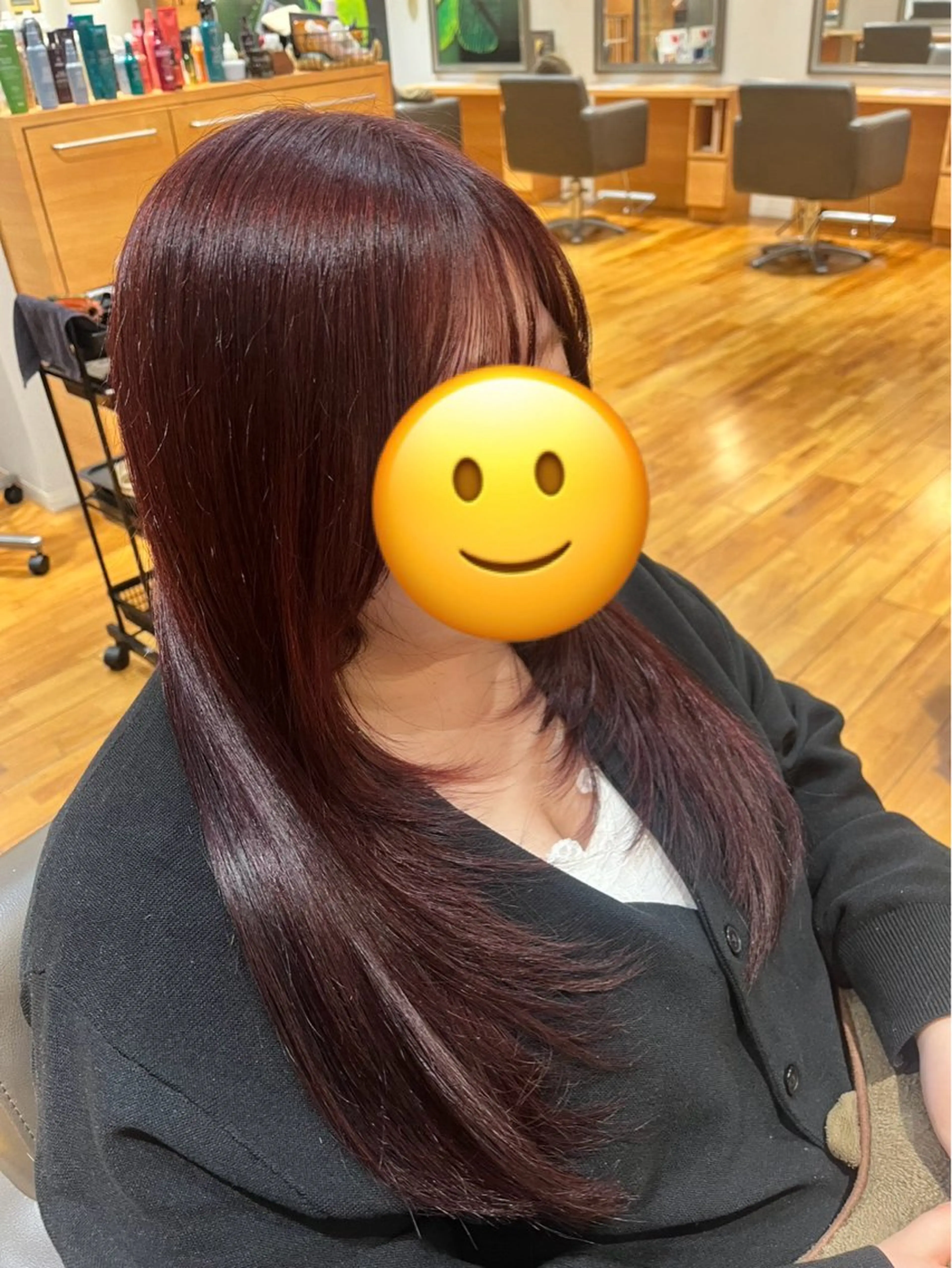 ロング ロングレイヤー レイヤーカット ロング 関口 要子のヘアスタイル