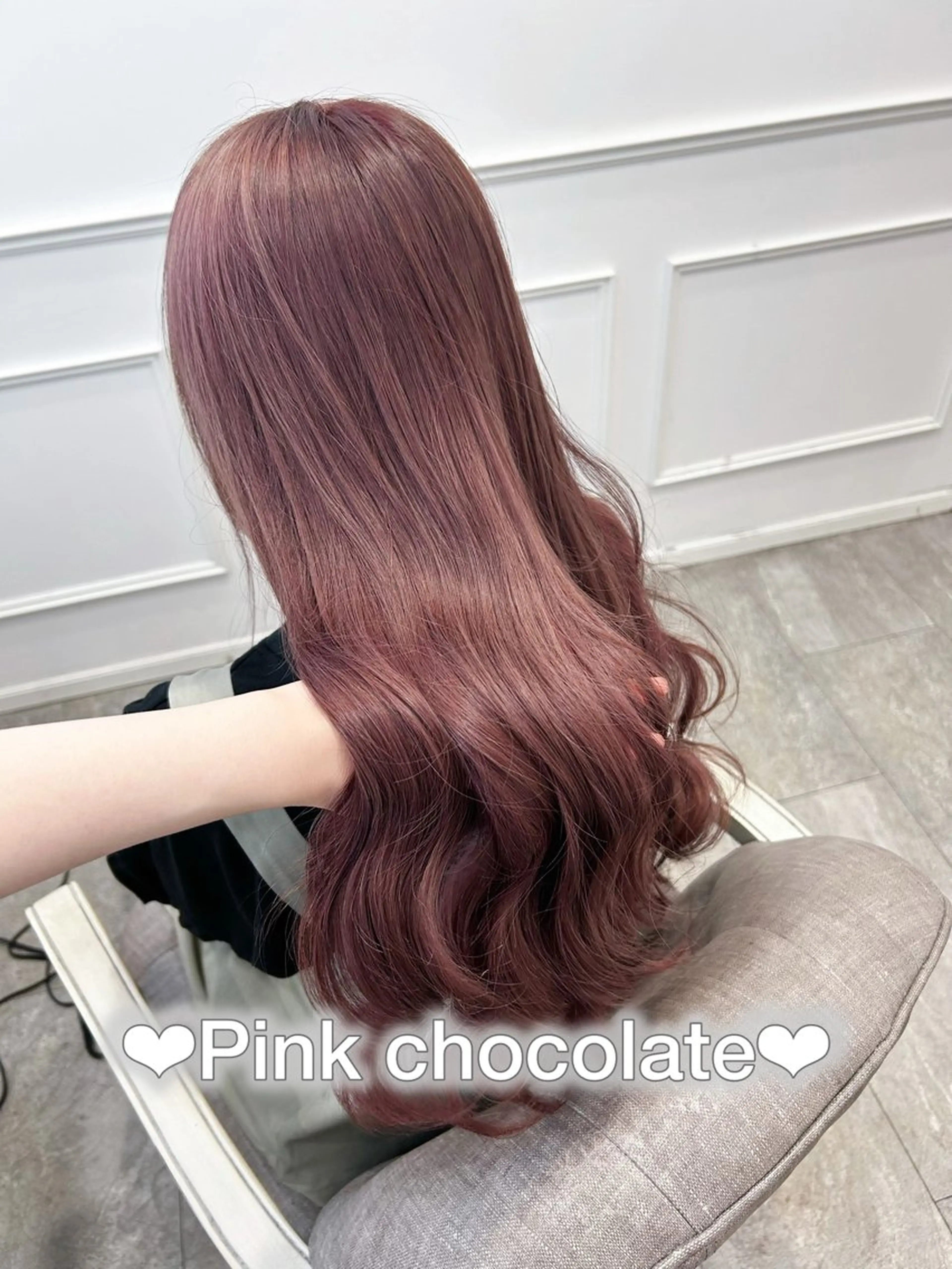 ロング カラー 天野 優希のヘアスタイル