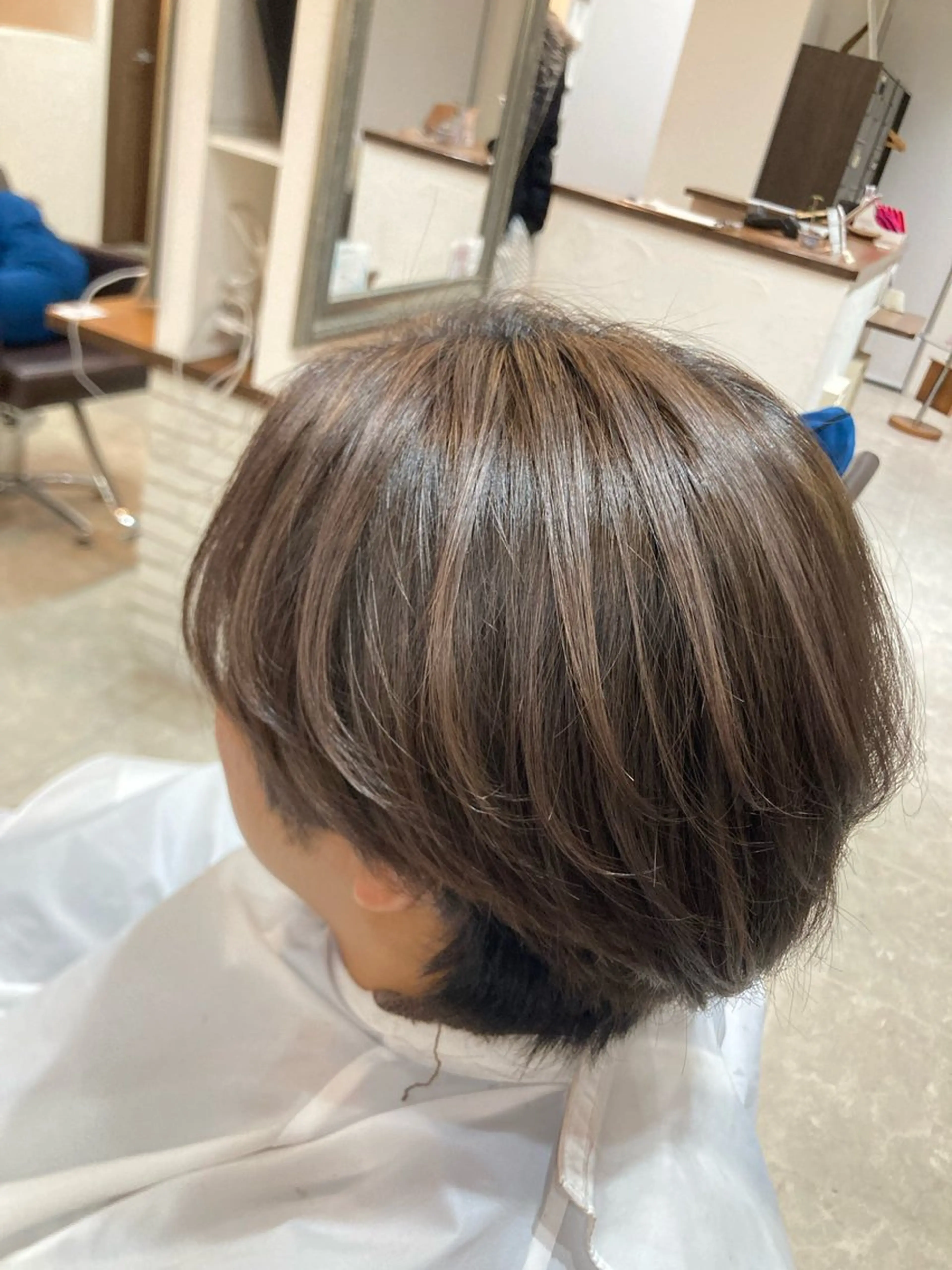 カラー ブラウンカラー Lish市原店所属・北岡 唯翔のヘアスタイル