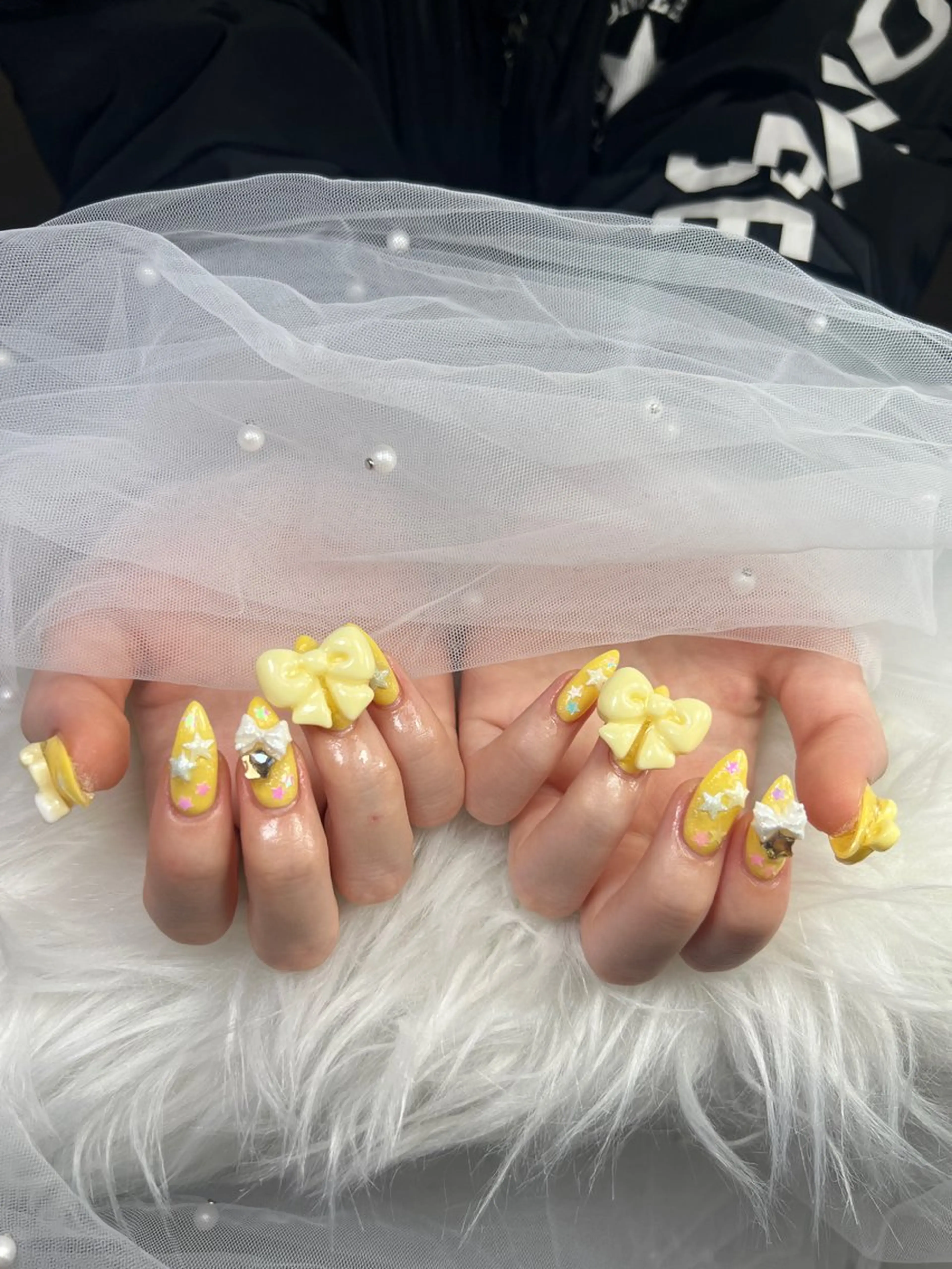 ネイル アートネイル オーロラネイル チークネイル 長さ出し フットネイル ハンドネイル フットネイル ハンドケア Noiranail_ studio川越西口のネイルデザイン