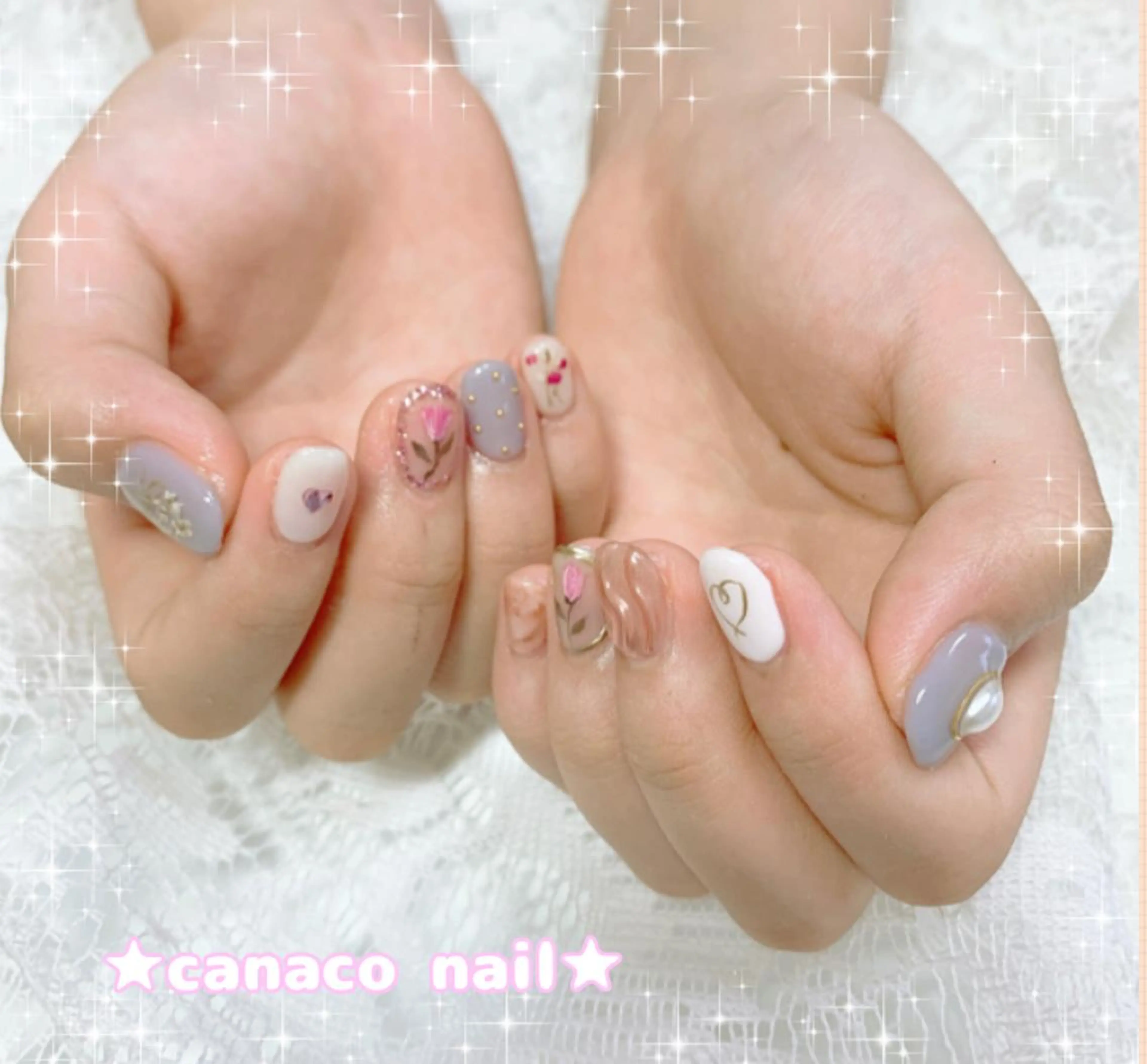 ネイル ハンドネイル ハンドケア ベテランネイル cnc  nailのネイルデザイン