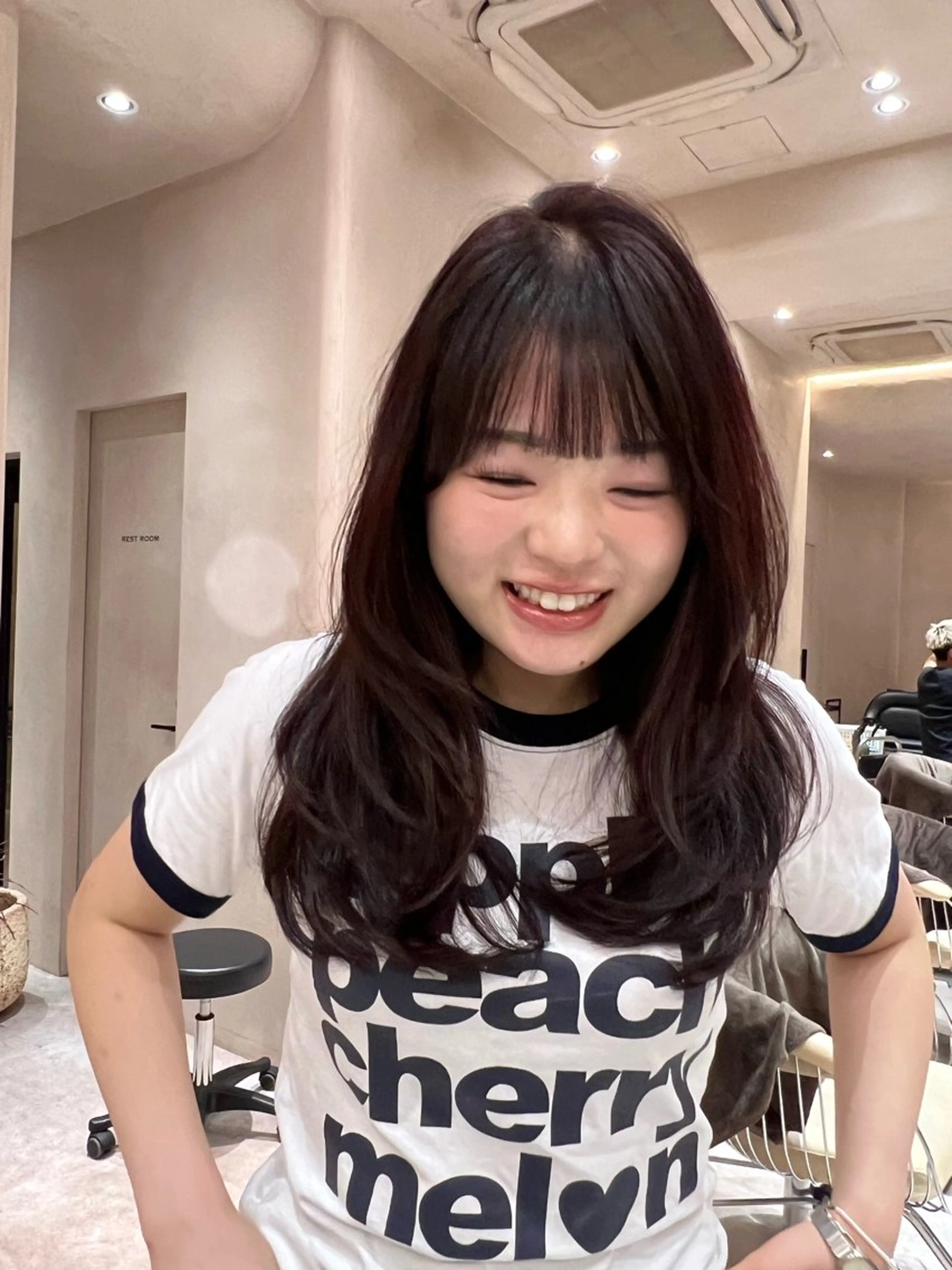 セミロング カラー 渋谷🎀透明感カラー レイヤー/mikuのヘアスタイル