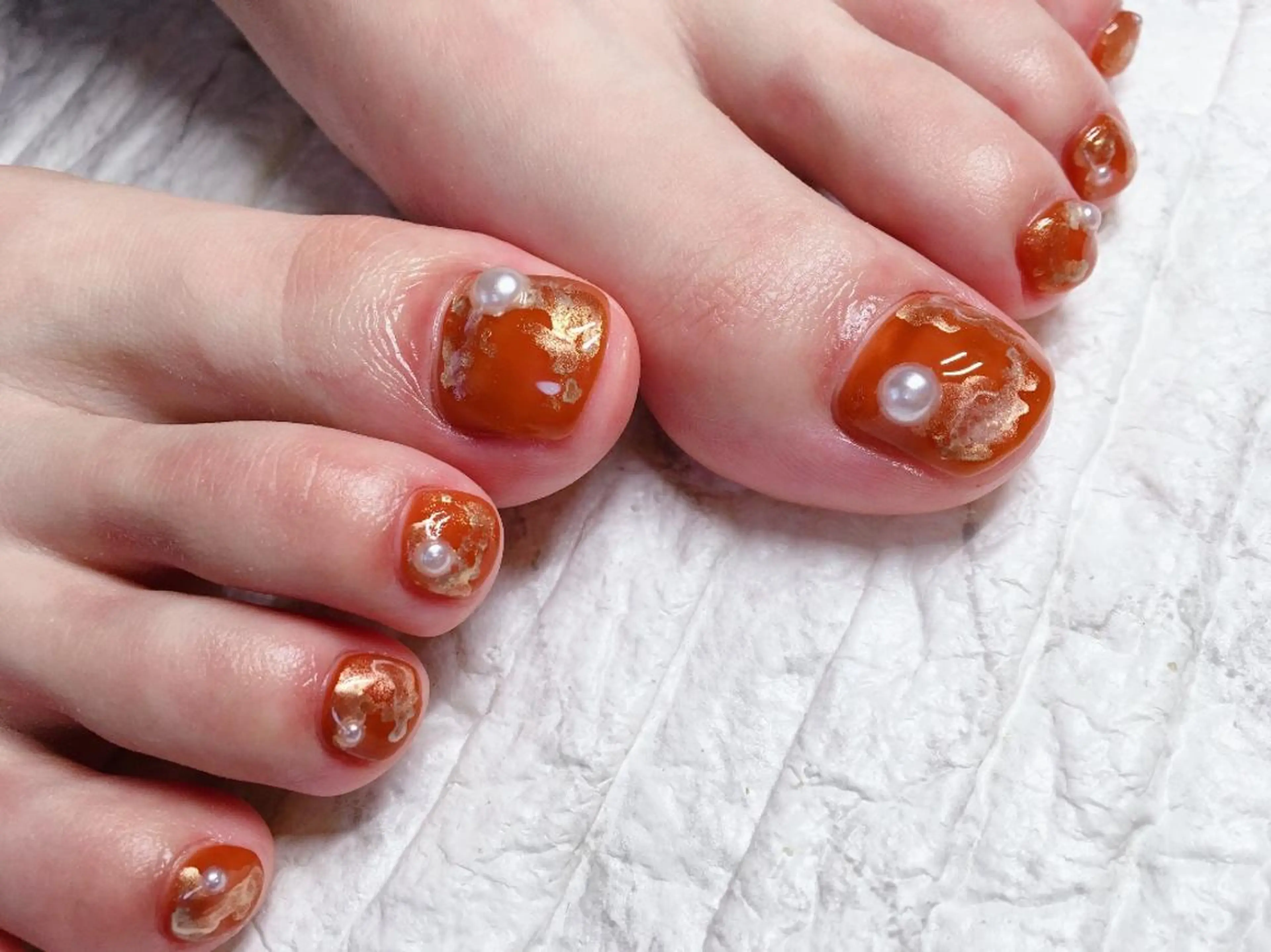 【お持ち込みフットネイル】の写真