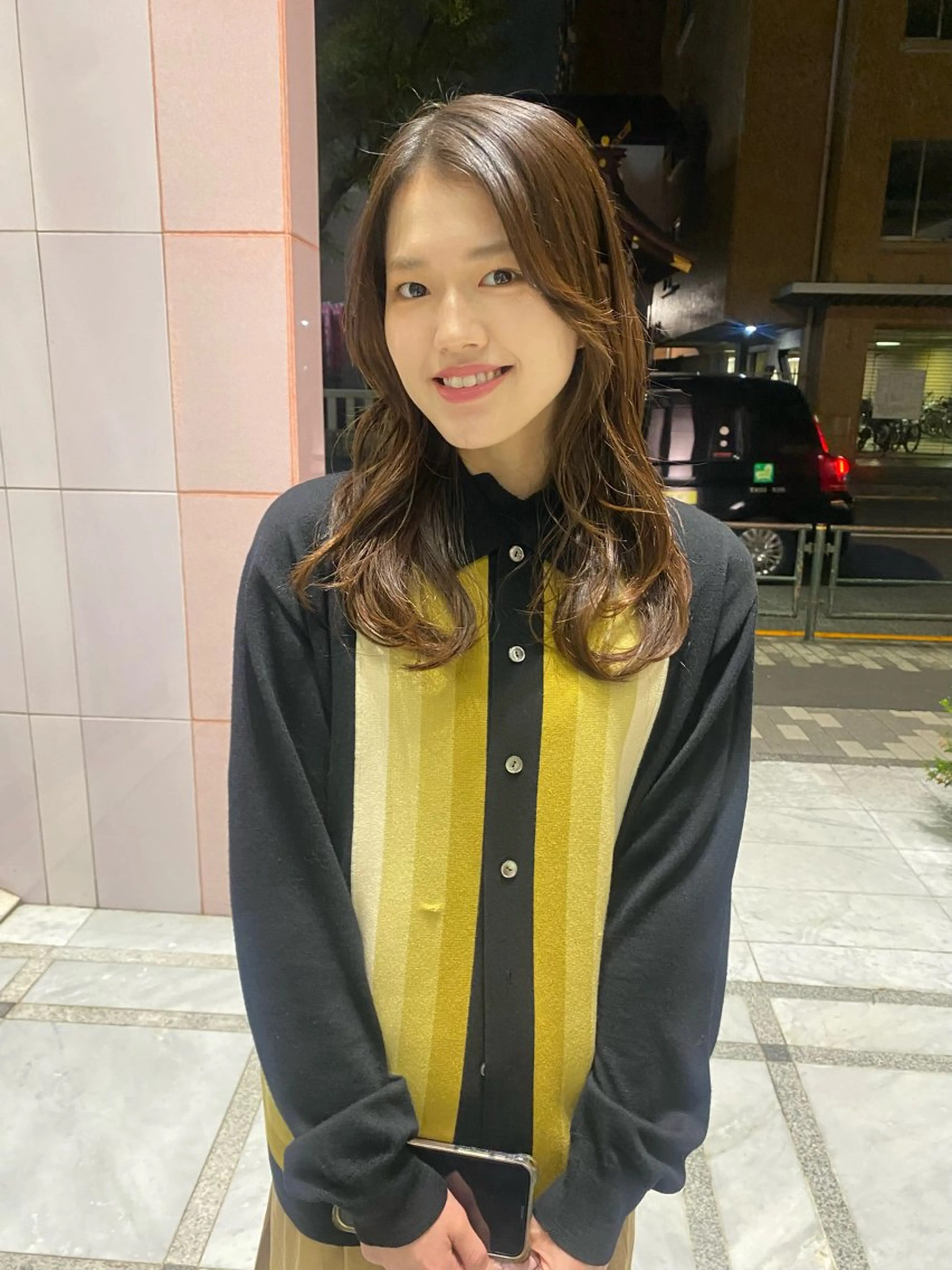 セミロング カラー riria/ボブ /透明感カラー🎀のヘアスタイル