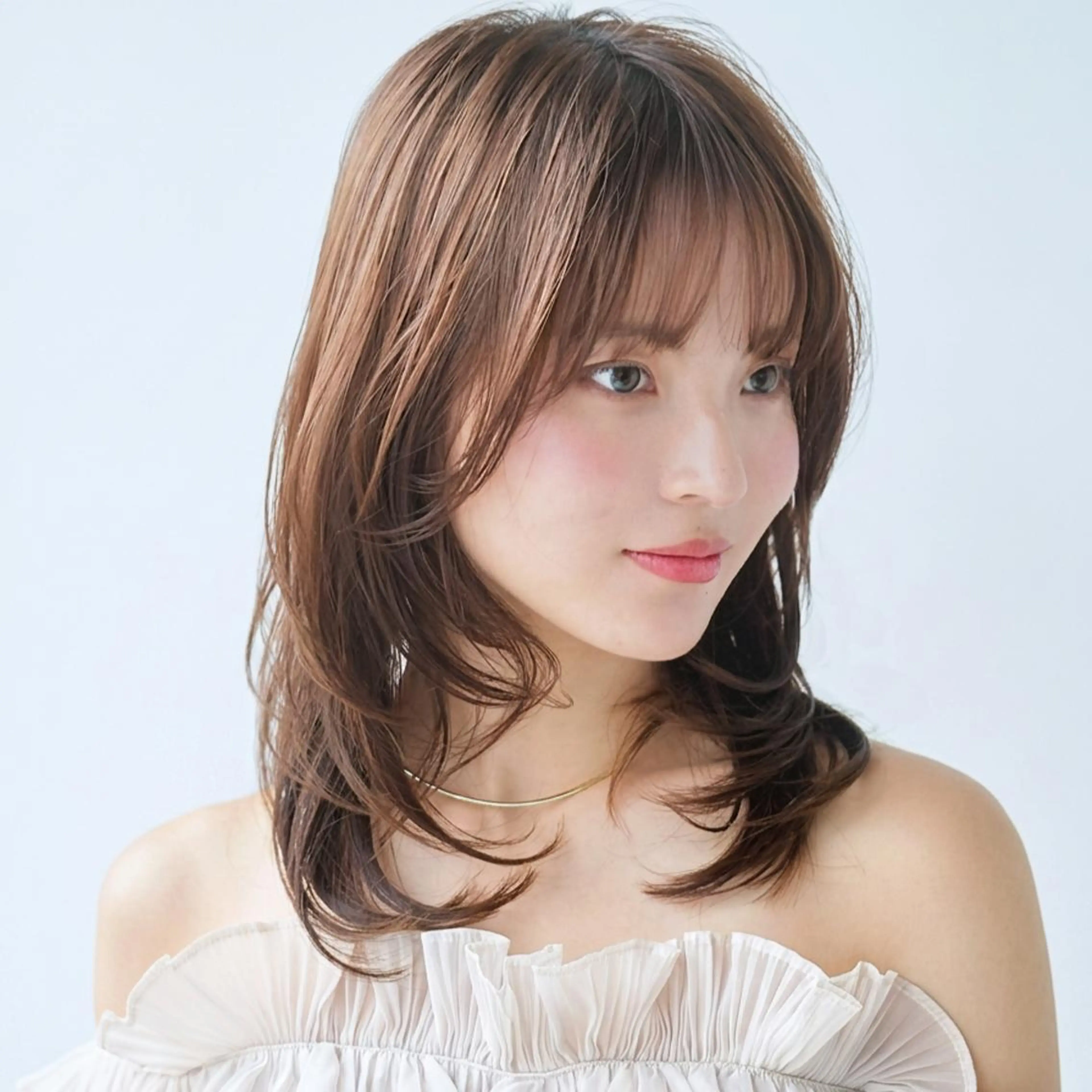 セミロング クセ毛解決💠艶髪 縮毛矯正💠棚村竜太のヘアスタイル