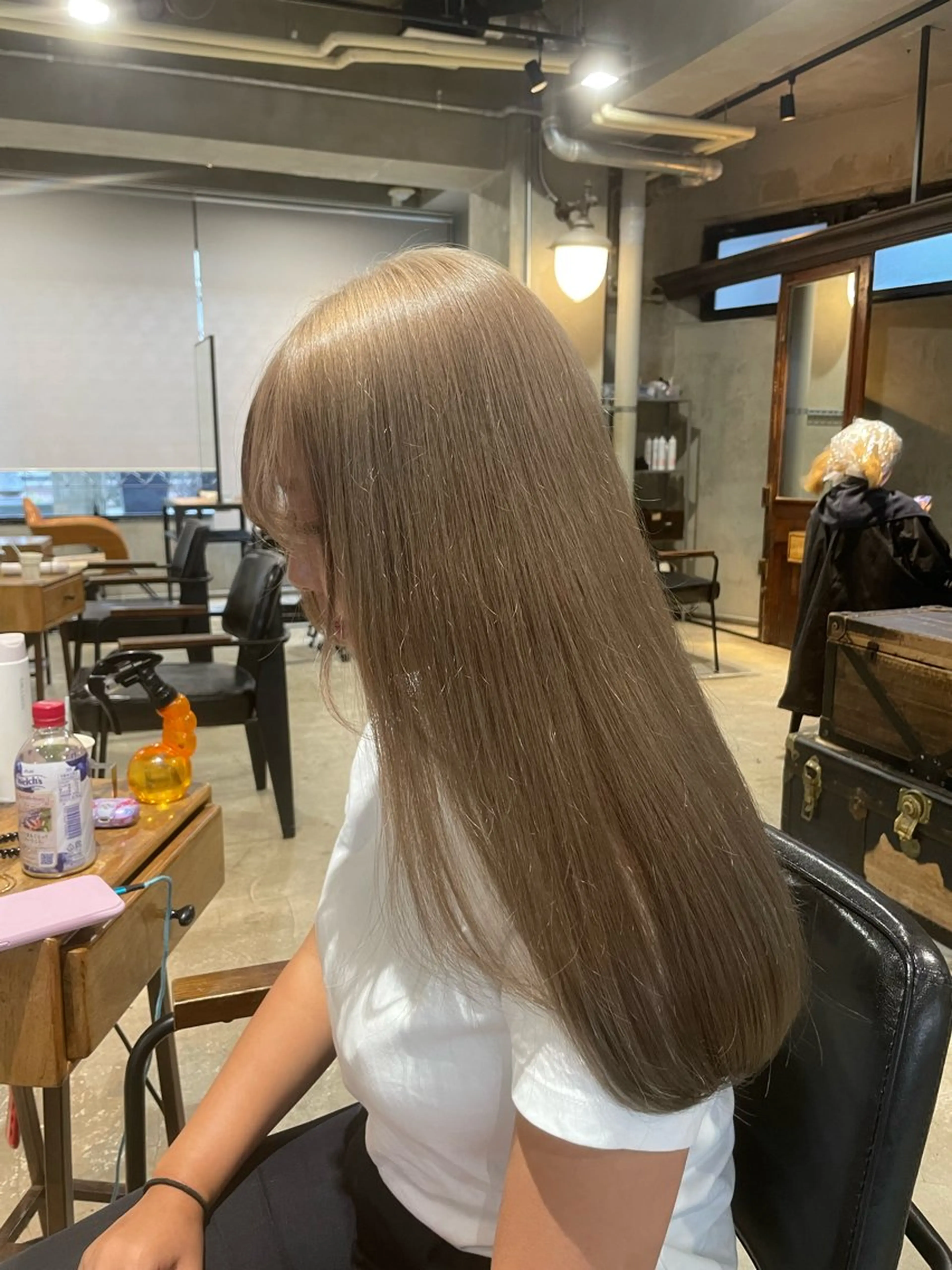 ロング カラー ヘアアレンジ ヘアカラー トリートメント ヘッドスパ ヘアセット 🌿透明感/レイヤー 🌿TATSUKIのヘアスタイル