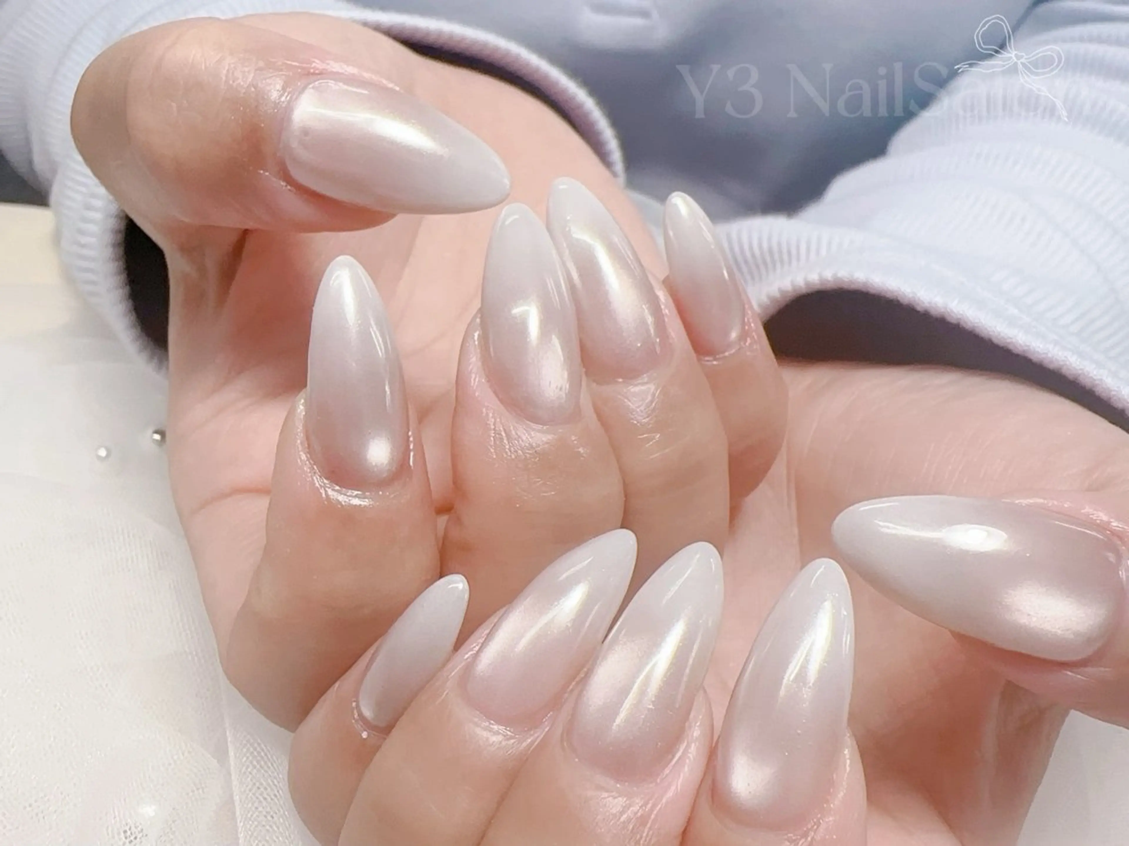 ネイル ミラーネイル ハンドネイル Y3 NailSalonのネイルデザイン
