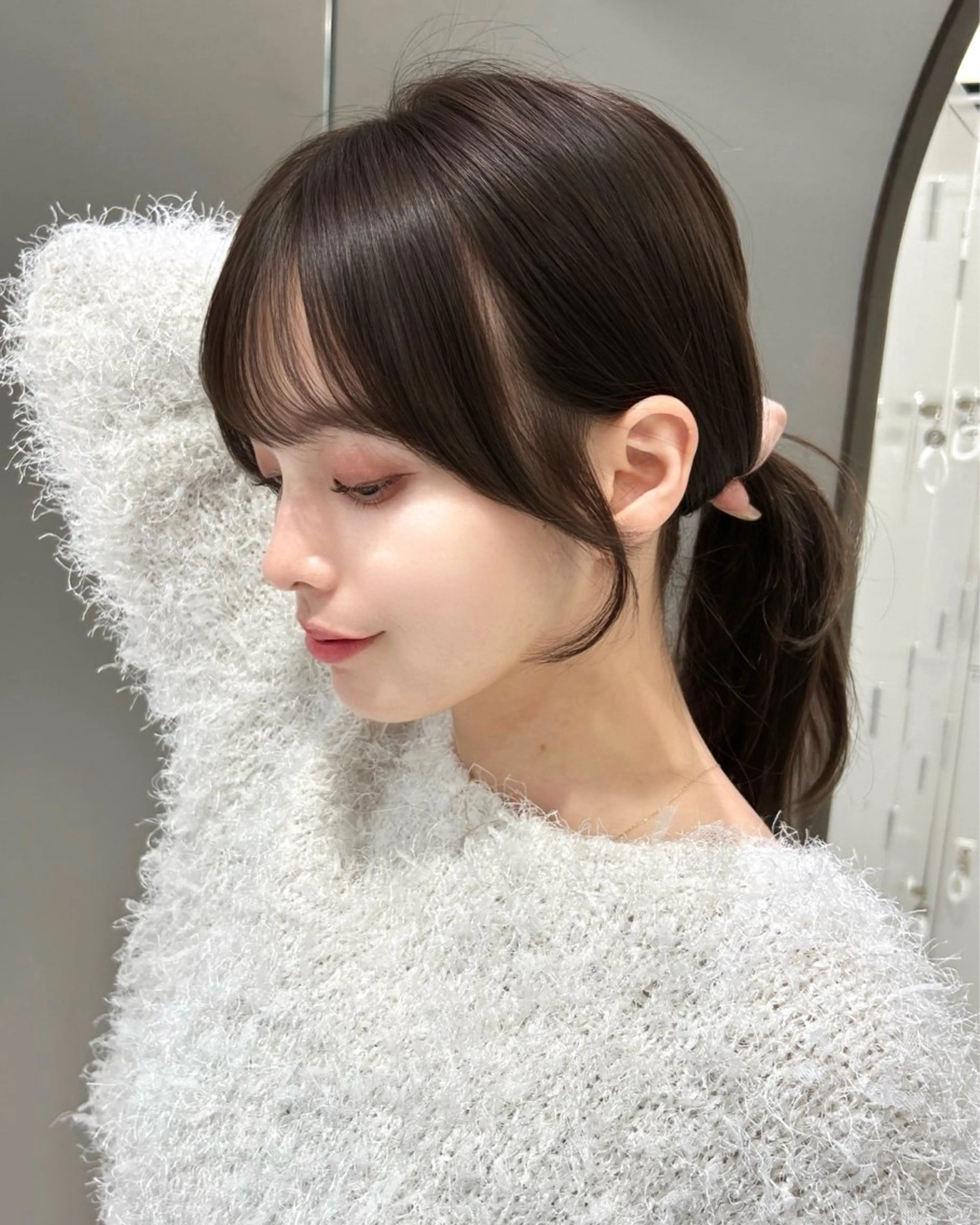 ミディアム 【似合わせ特化🌷】 ショート/モカのヘアスタイル