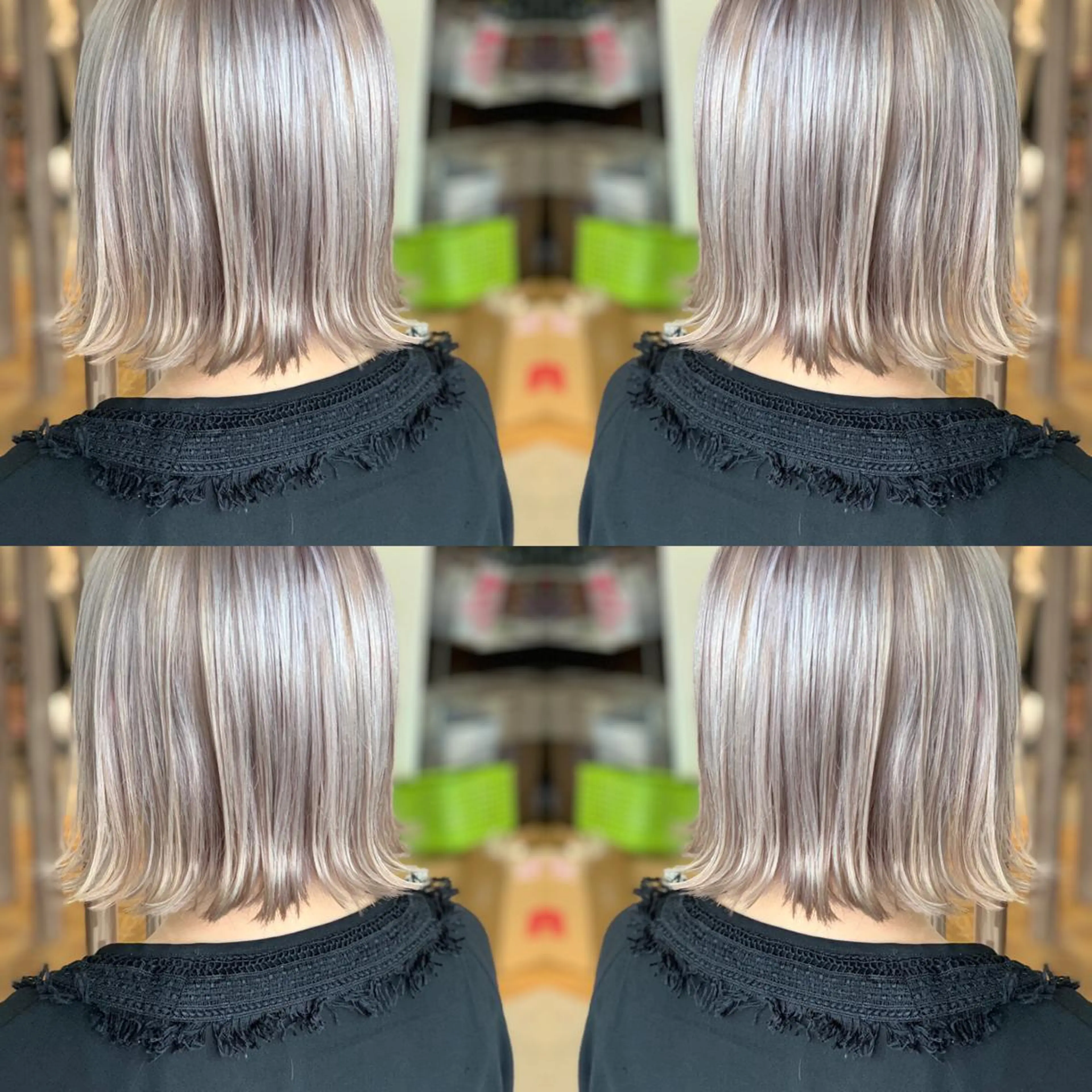 ショート カラー ヘアカラー トリートメント LUXBE LUCEのヘアスタイル