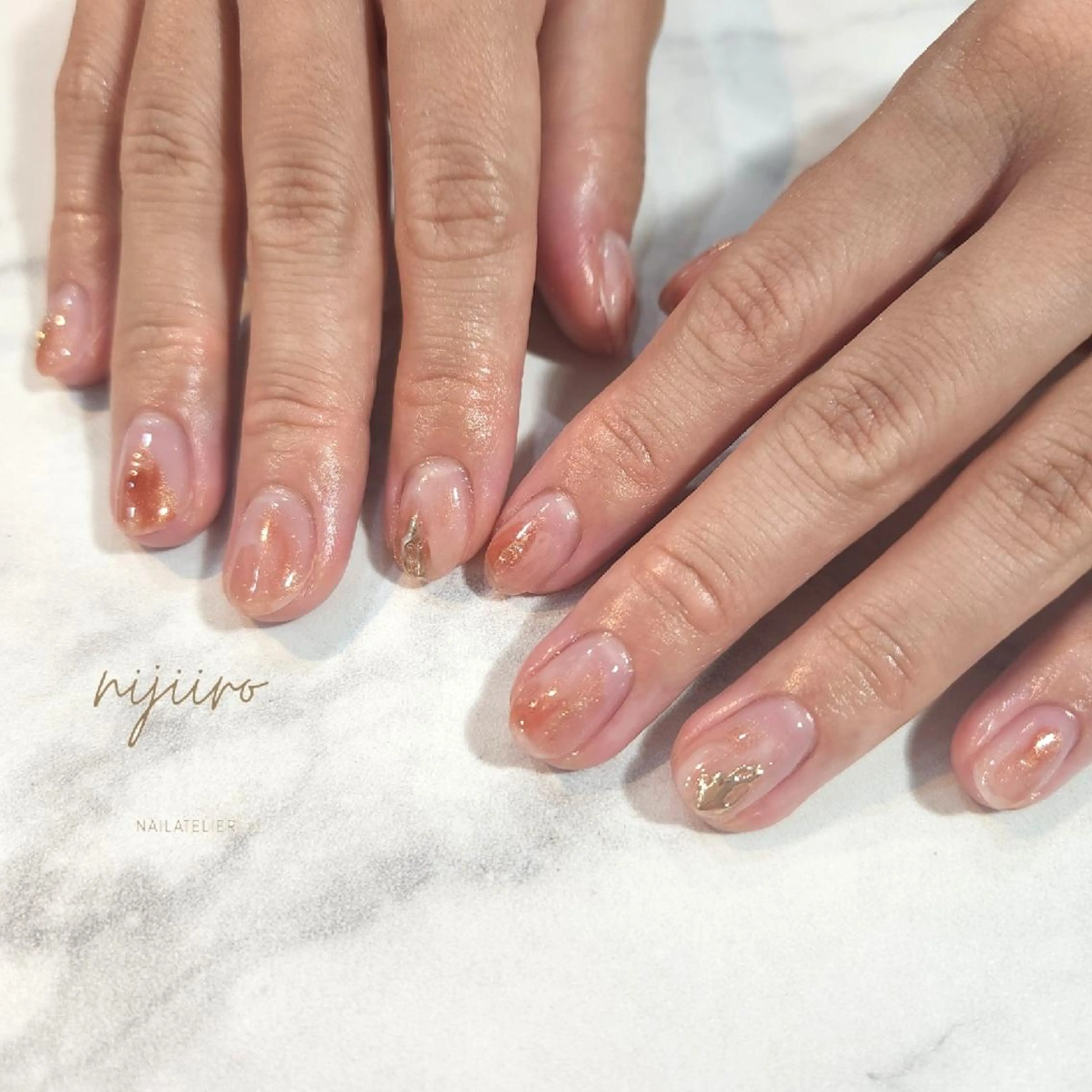 ネイル ハンドネイル nijiiro🌈 サトウのネイルデザイン