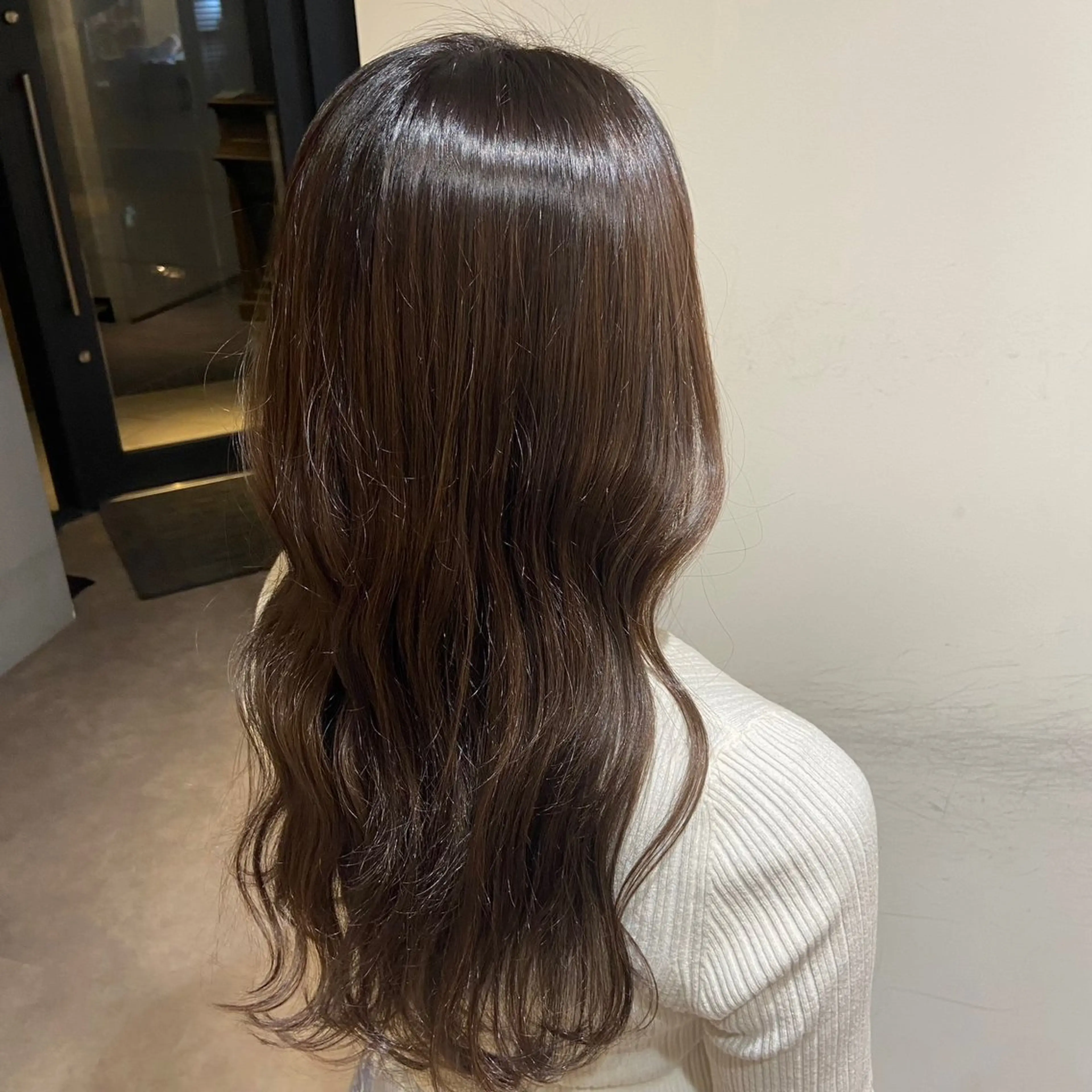 ロング カラー アッシュ ベージュカラー グレージュ ヘアカラー 👒oikawa kaede🍃のヘアスタイル