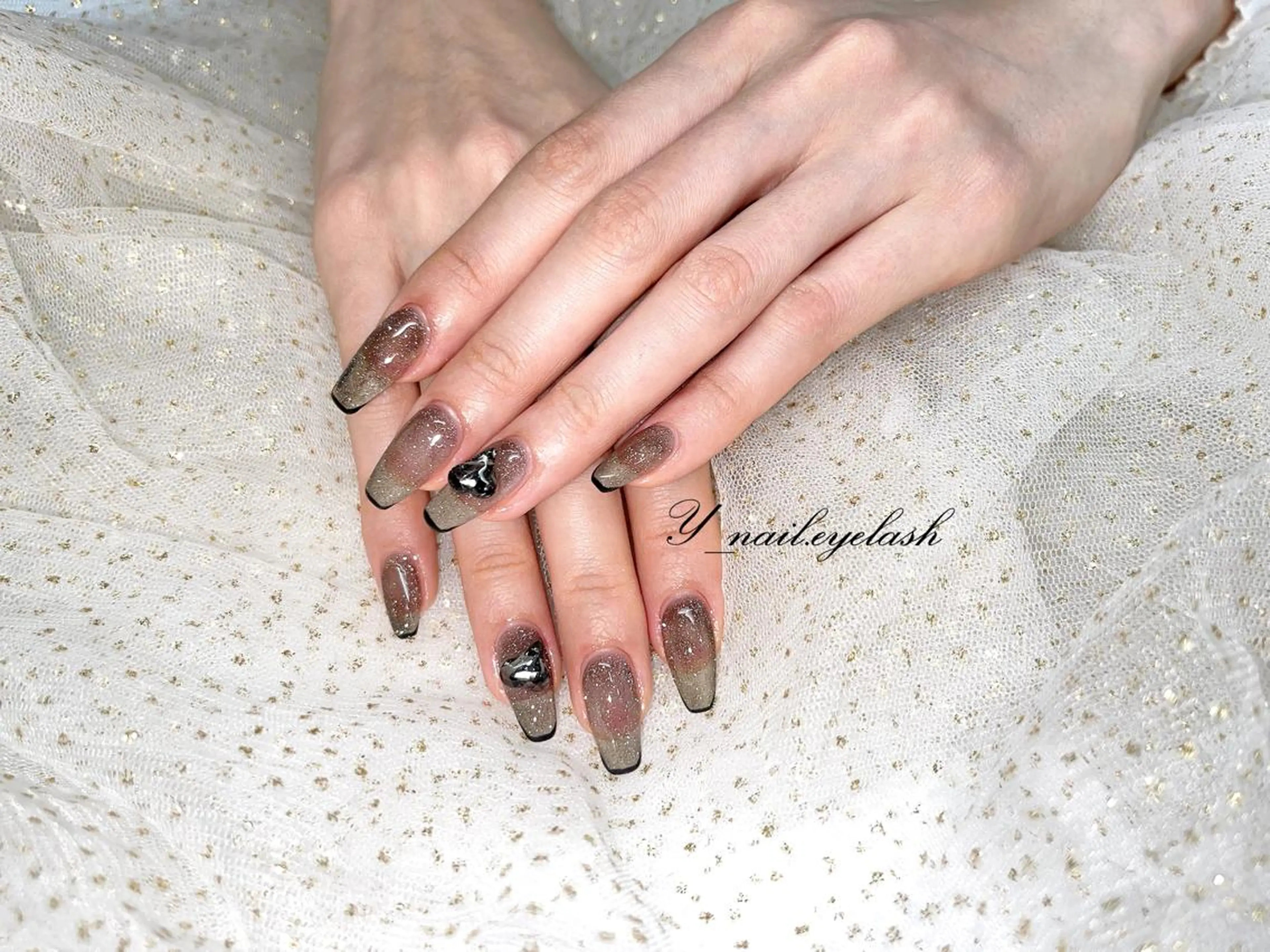 ネイル フラッシュネイル フレンチネイル Umi nail& eyelashのネイルデザイン