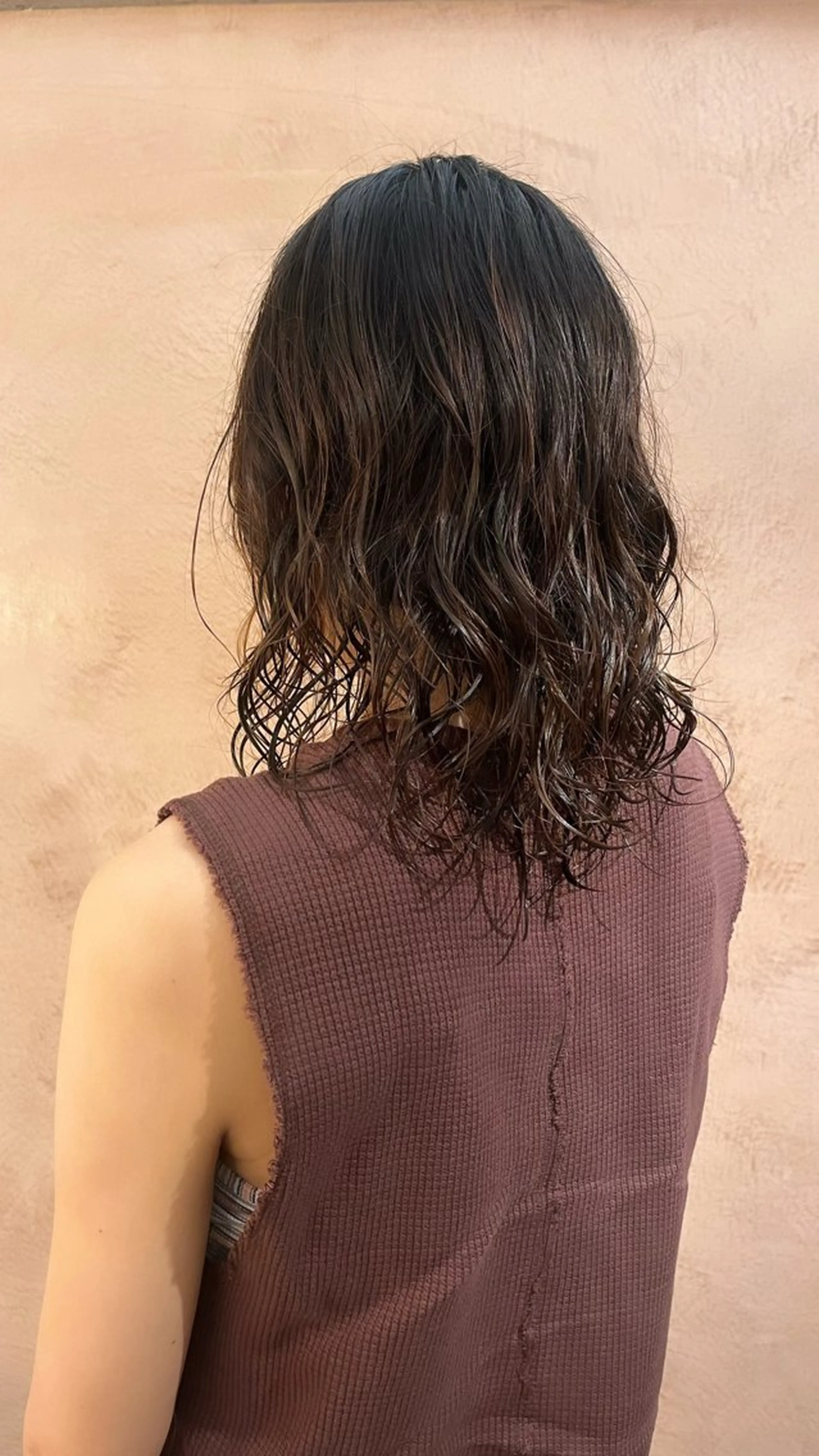 ミディアム パーマ パーマ Naoka 平尾/高宮のヘアスタイル