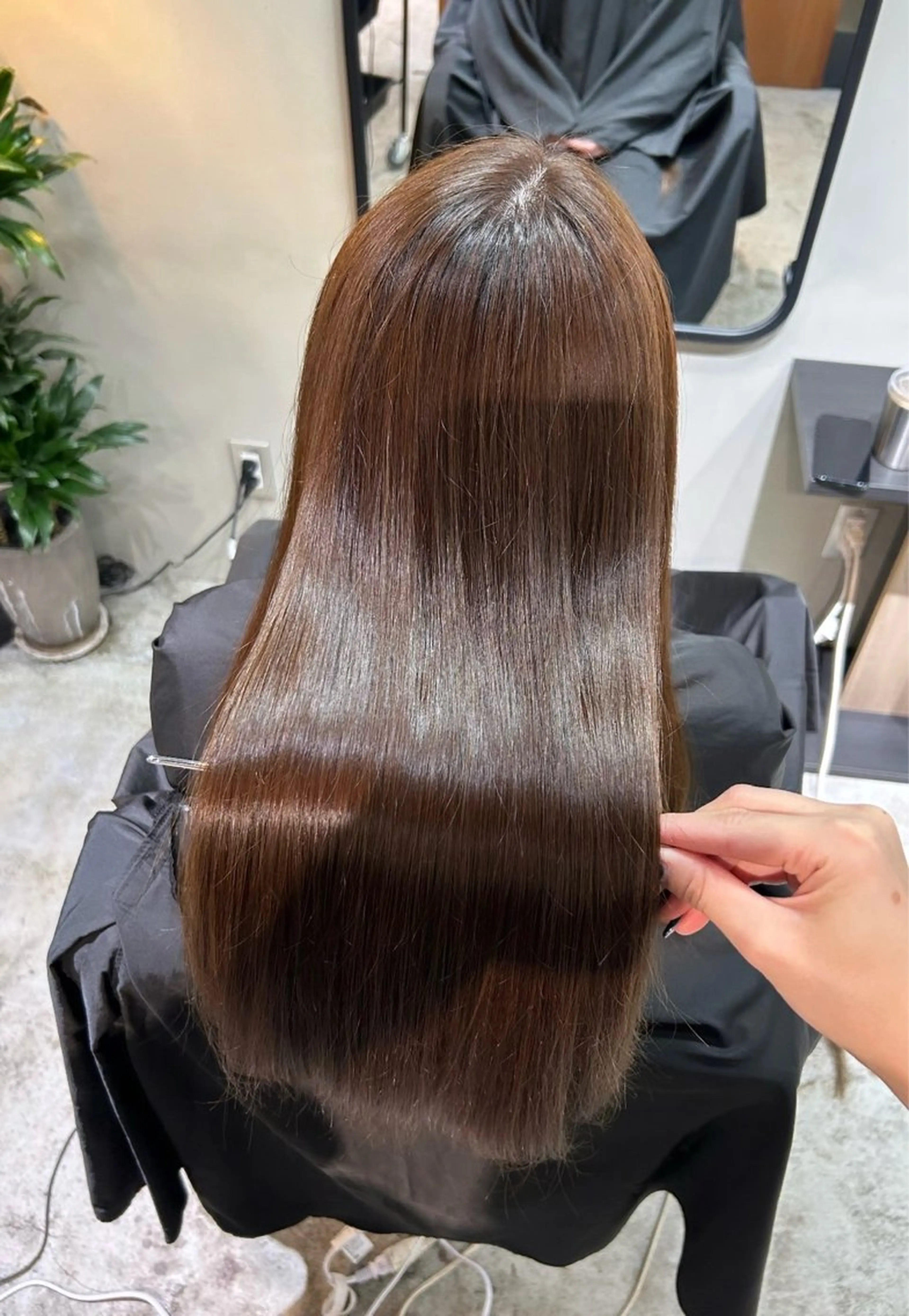 ロング カット ヘアカラー トリートメント 神山美歌/髪質改善 /八丁堀のヘアスタイル