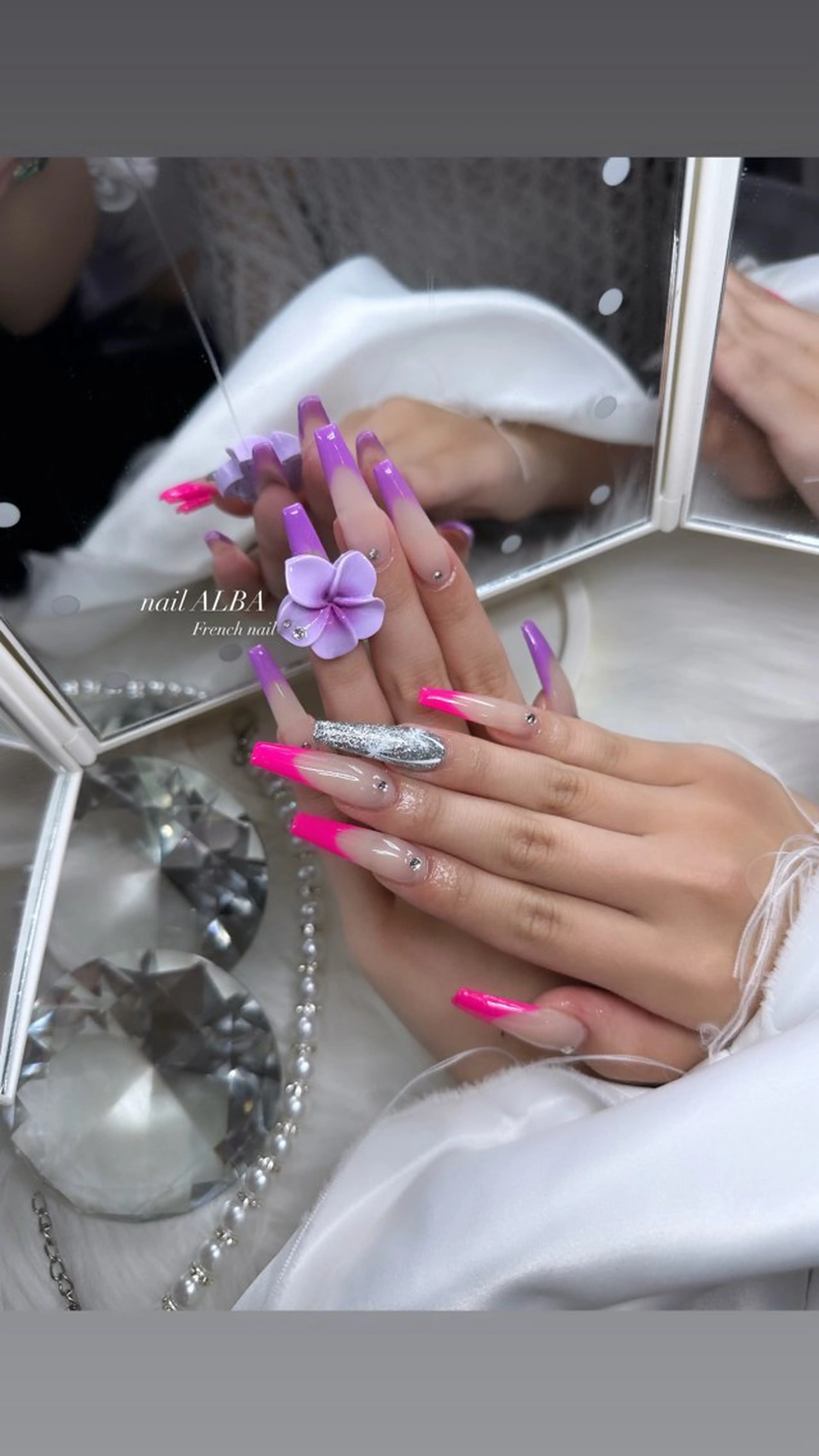 ネイル 加納 莉音のネイルデザイン