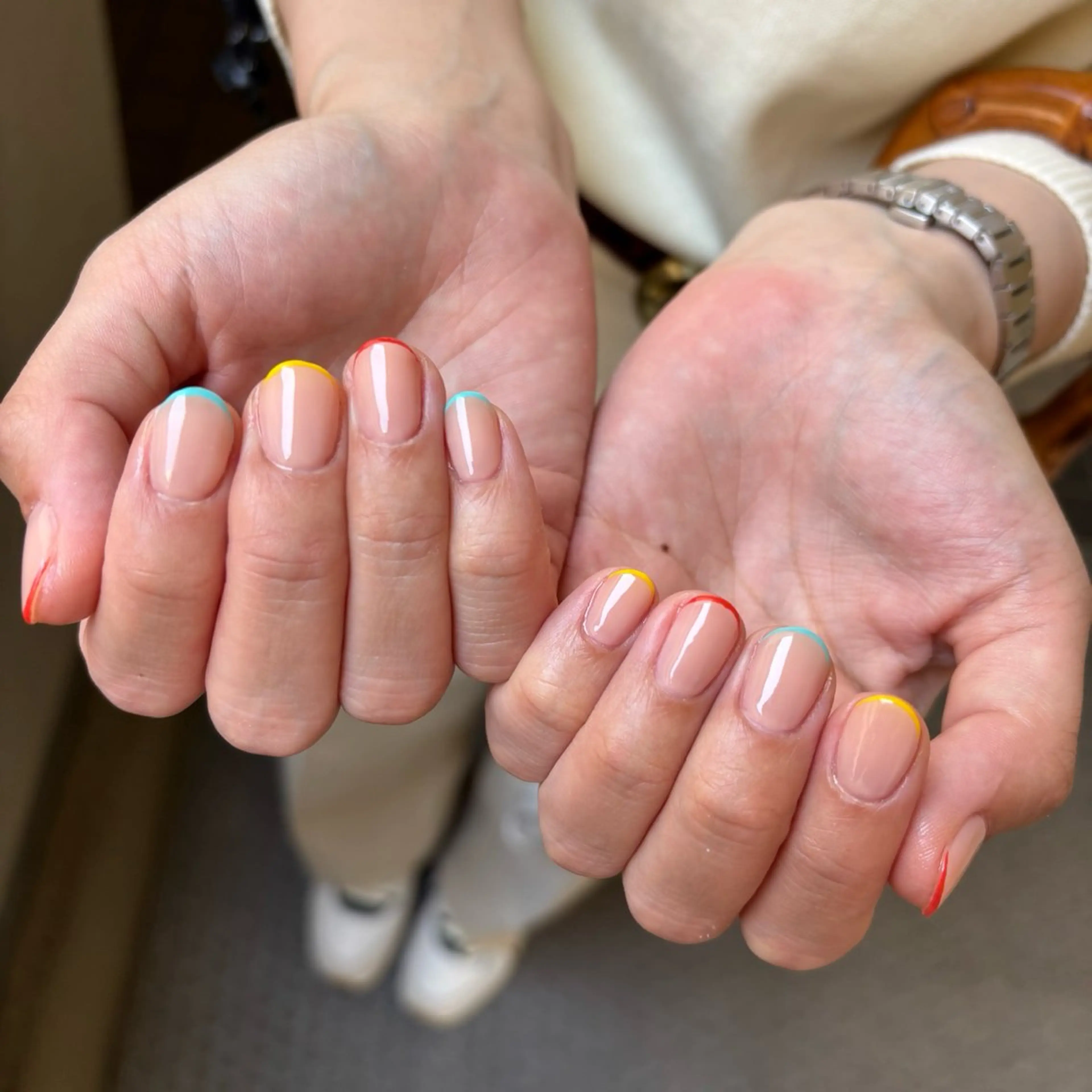 ネイル フレンチネイル Petit maisonのネイルデザイン