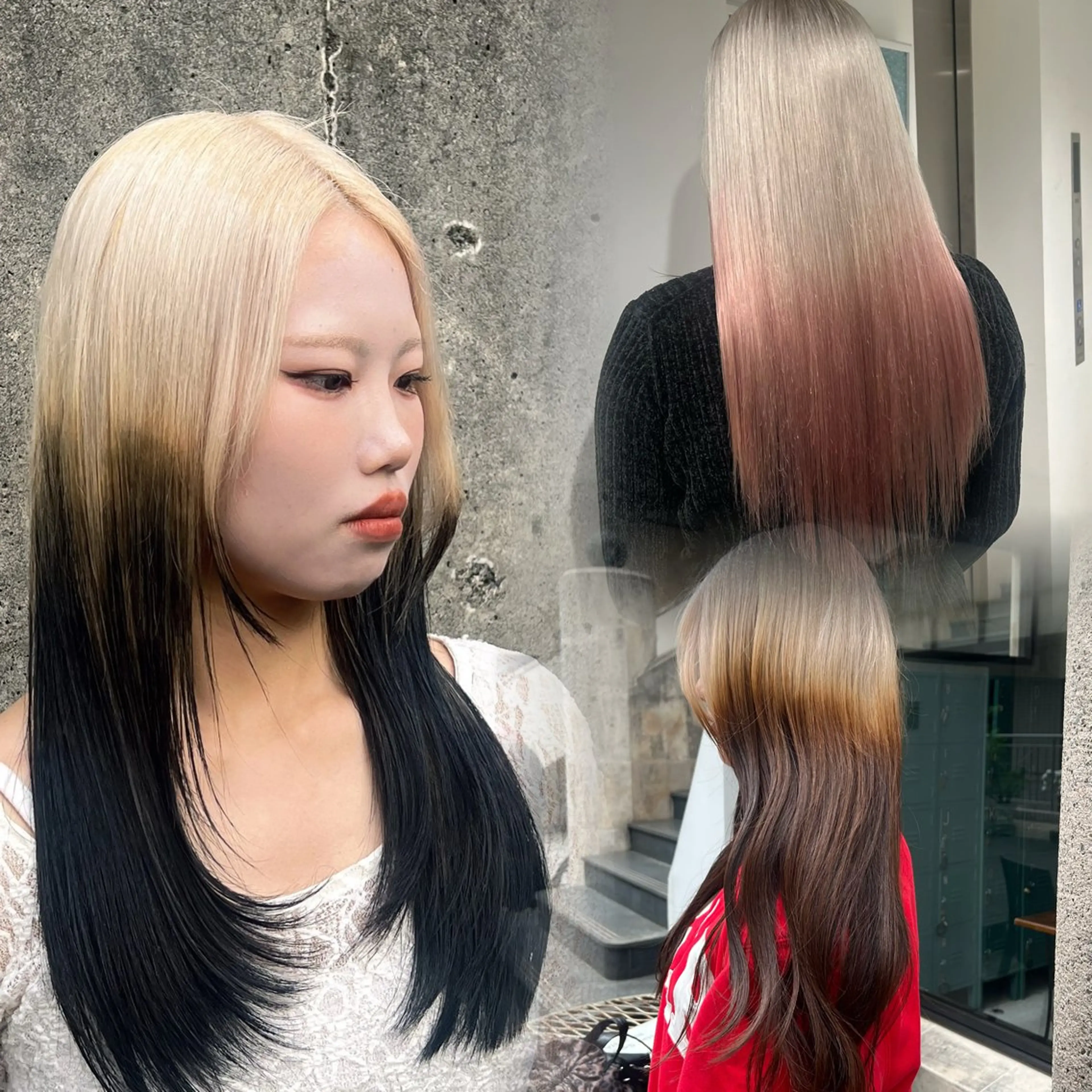 周りと被らないデザイン🫧ブリーチ×カラー×カットトリートメントの写真