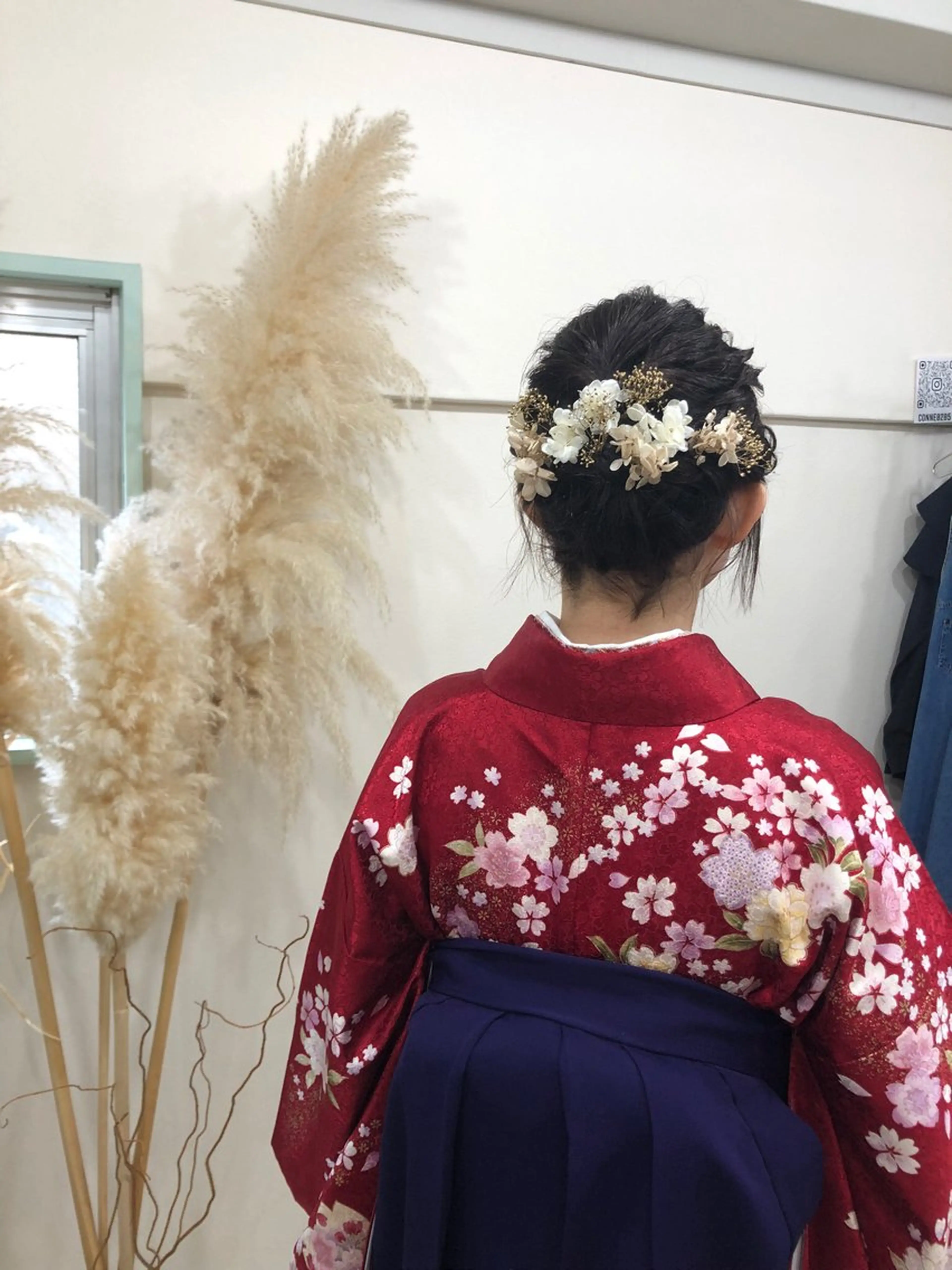 セミロング 卒業式のヘアスタイル 着付け くまがい みゆ【edge.】のヘアスタイル