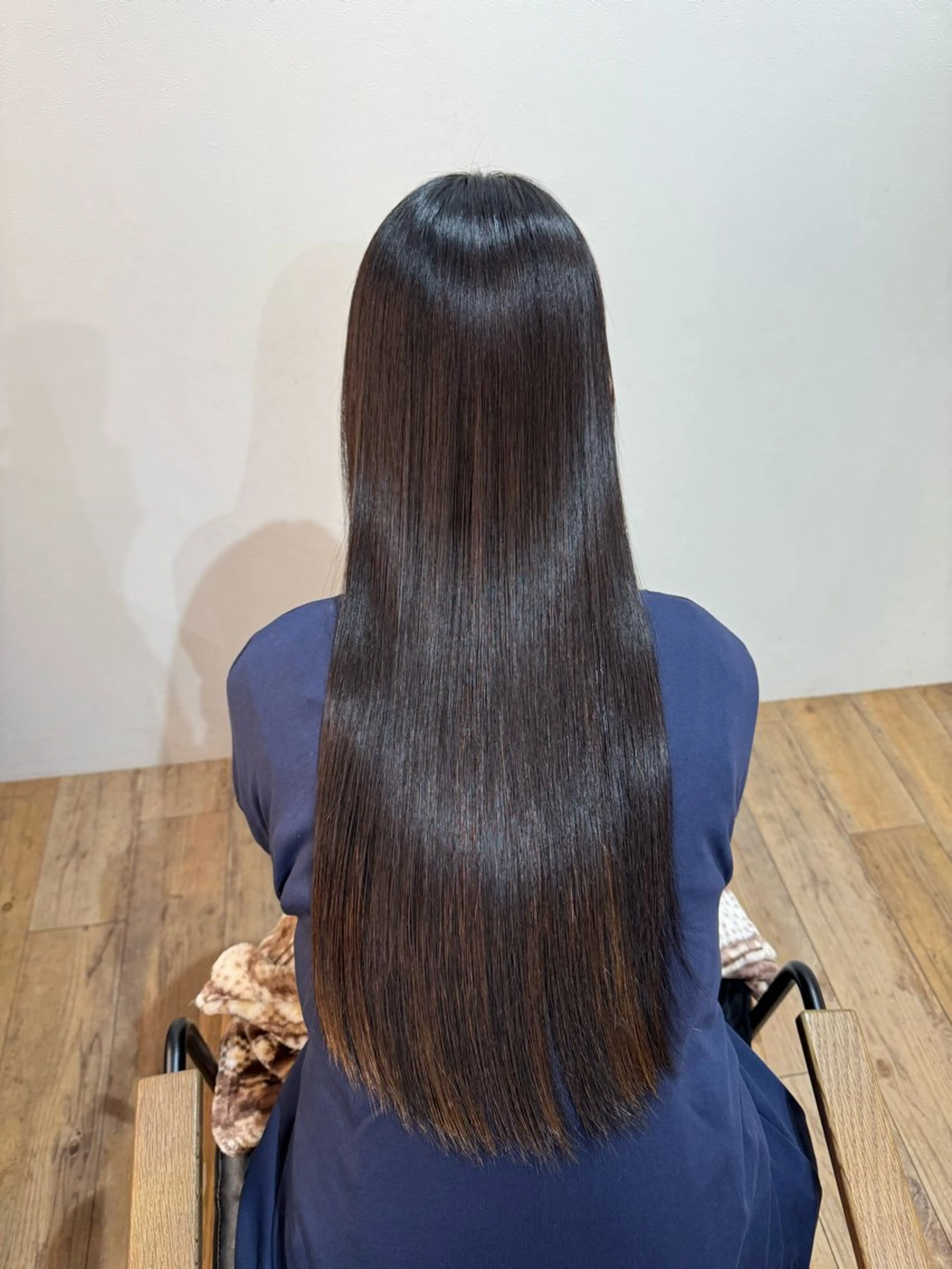 セミロング カット 縮毛矯正 トリートメント 美髪/髪質改善 川口凌弥のヘアスタイル