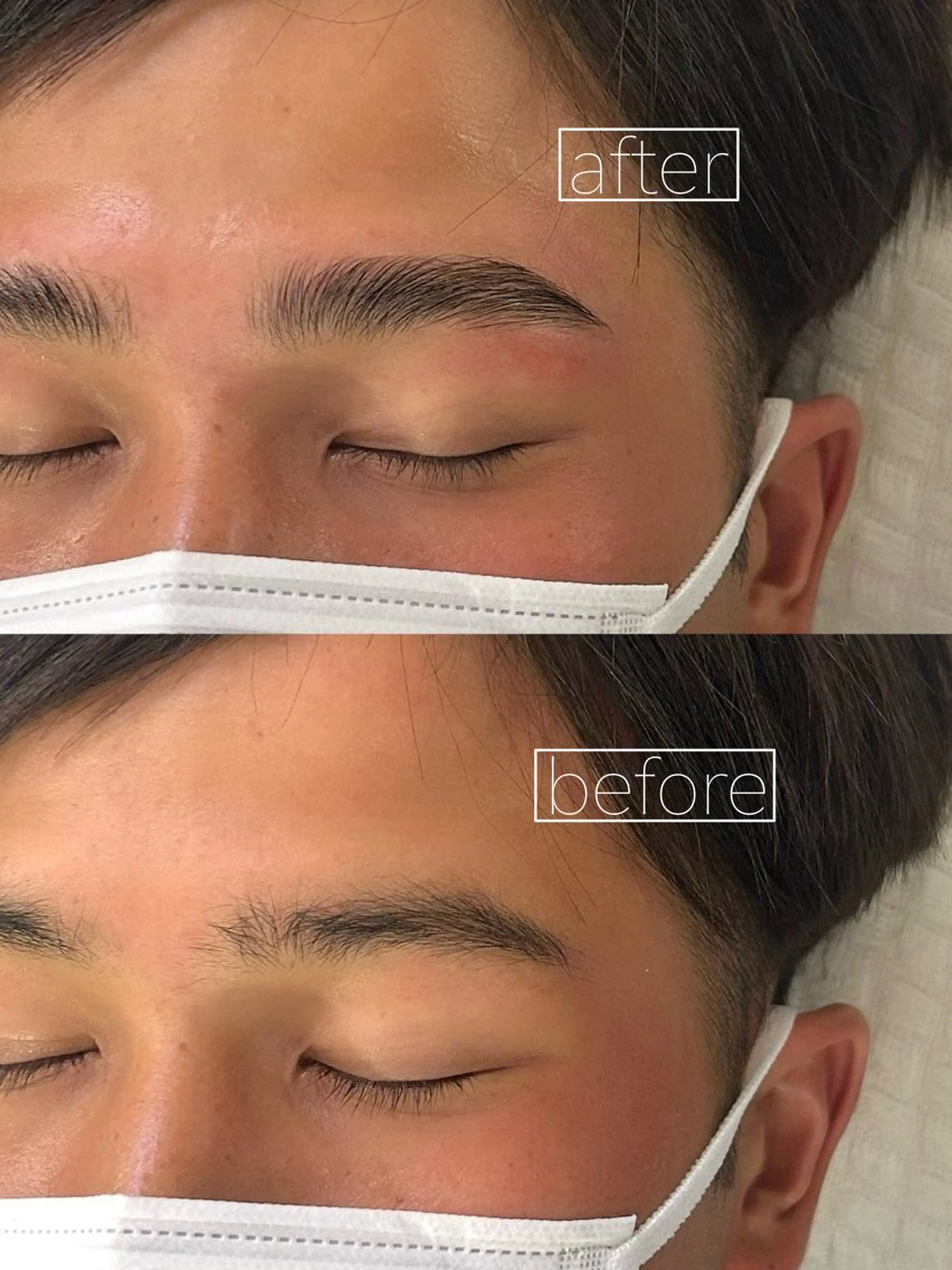 メンズ アイブロウ ハリウッドブロウリフト メンズアイブロウ ワックス脱毛 その他(アイブロウ) 吉祥寺kasumi 🌛eye/browのマツエク・マツパデザイン