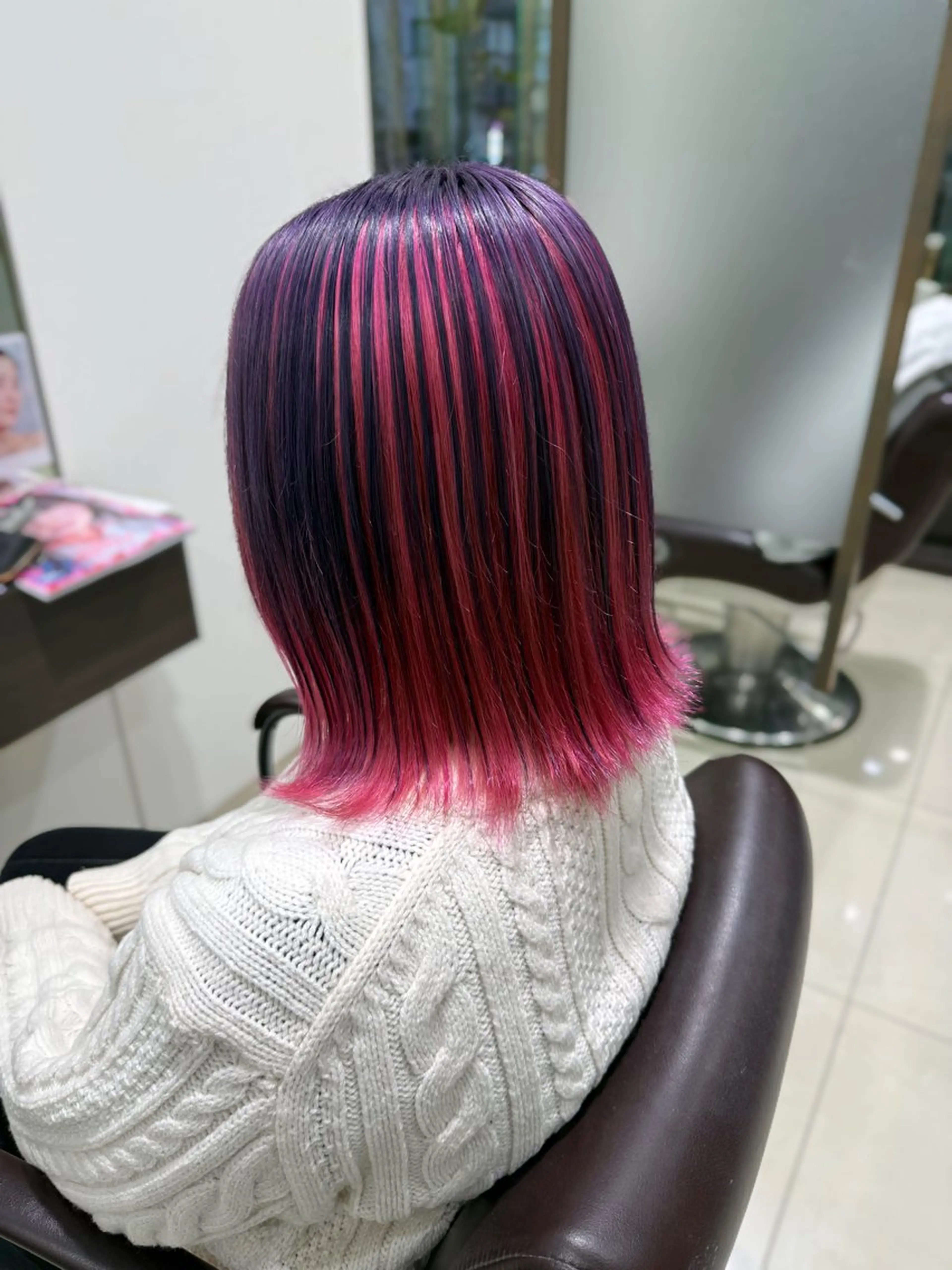 ショート カラー ヘアカラー KEEN.渋沢/ ブリーチ/みなのヘアスタイル
