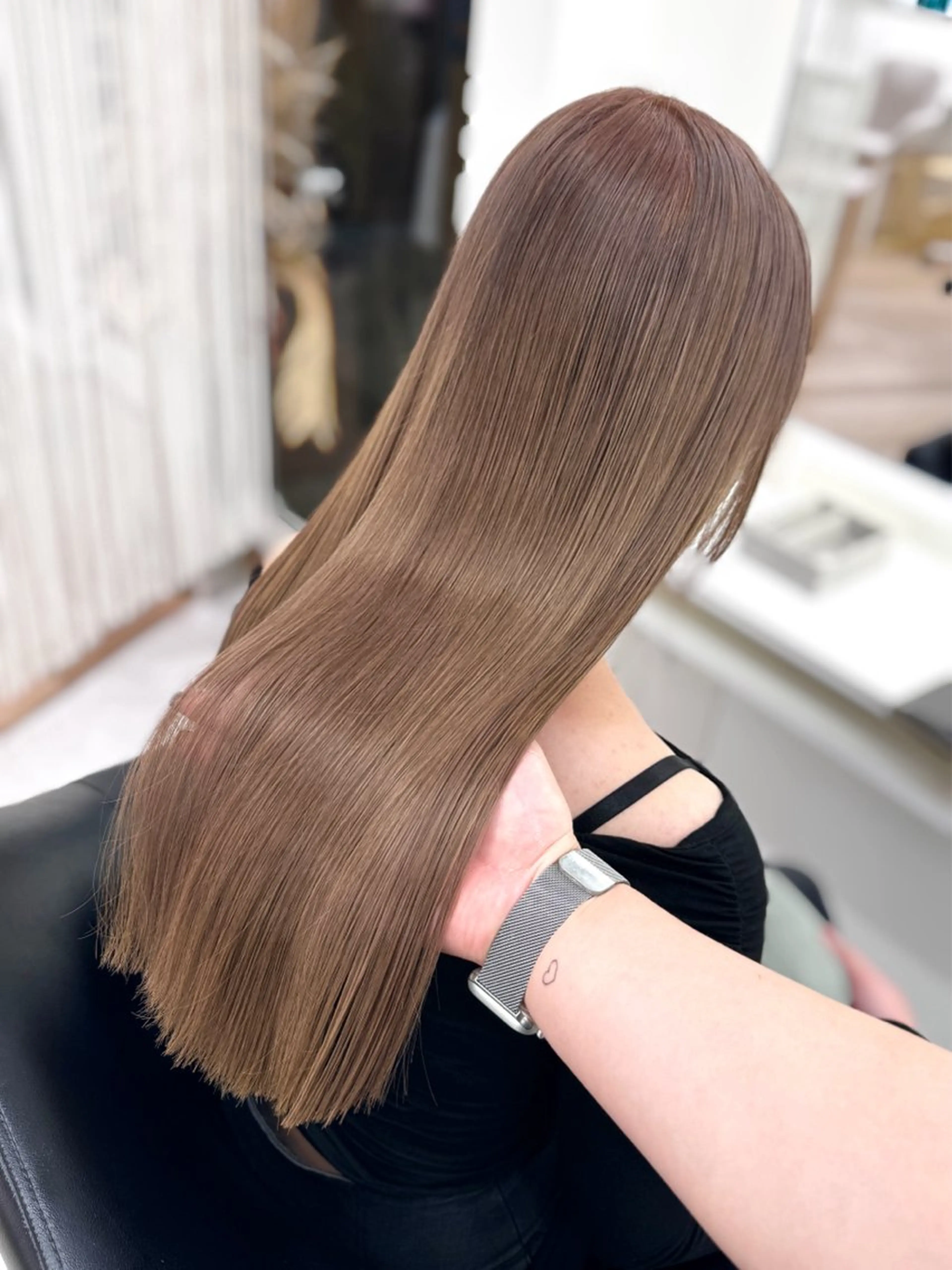 ロング カラー カット ヘアカラー ♡ParveMix NANO♡のヘアスタイル