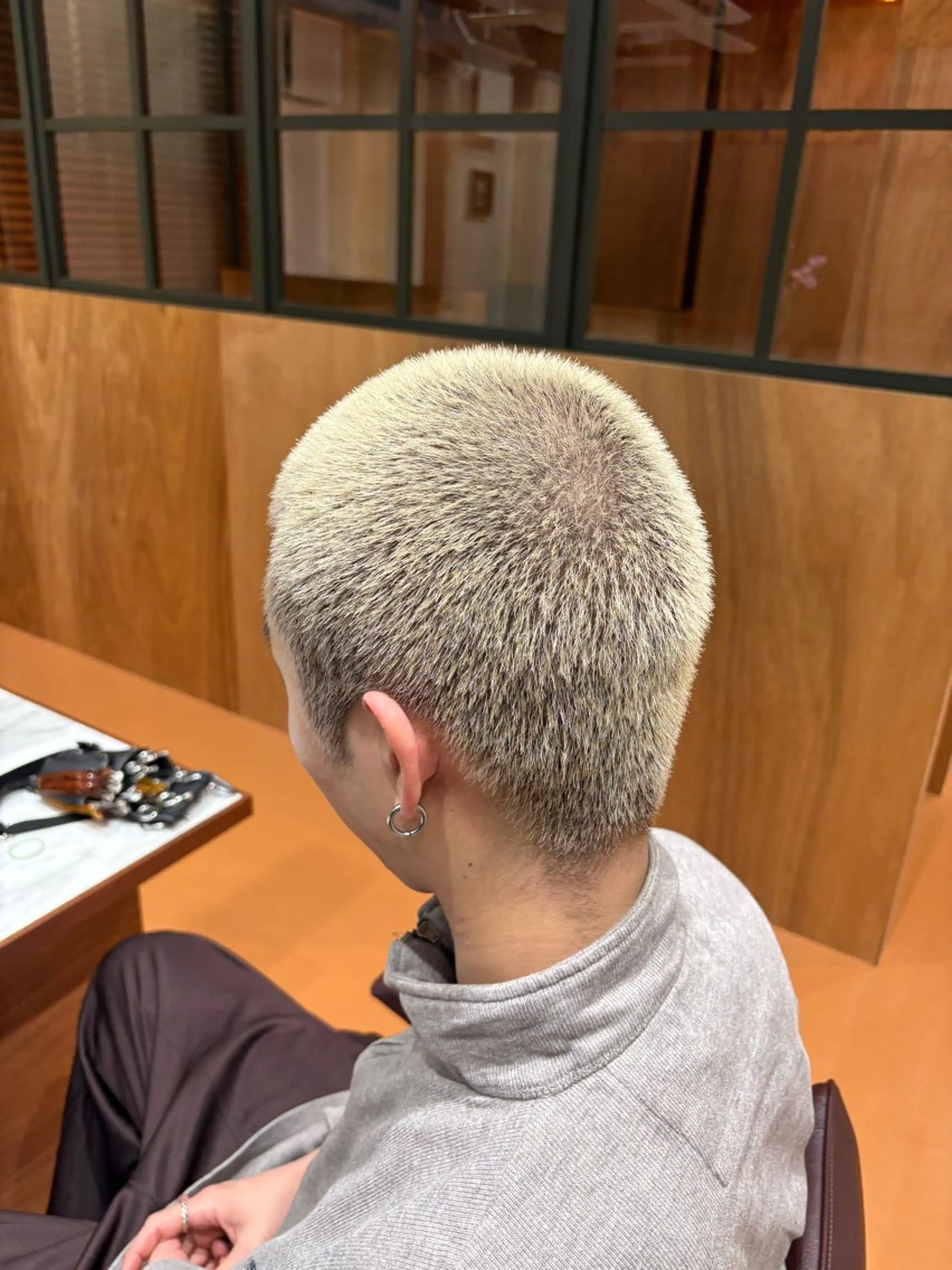 ショート カラー ブリーチ ヘアカラー トリートメント 京都/カラー/松野 翔のヘアスタイル