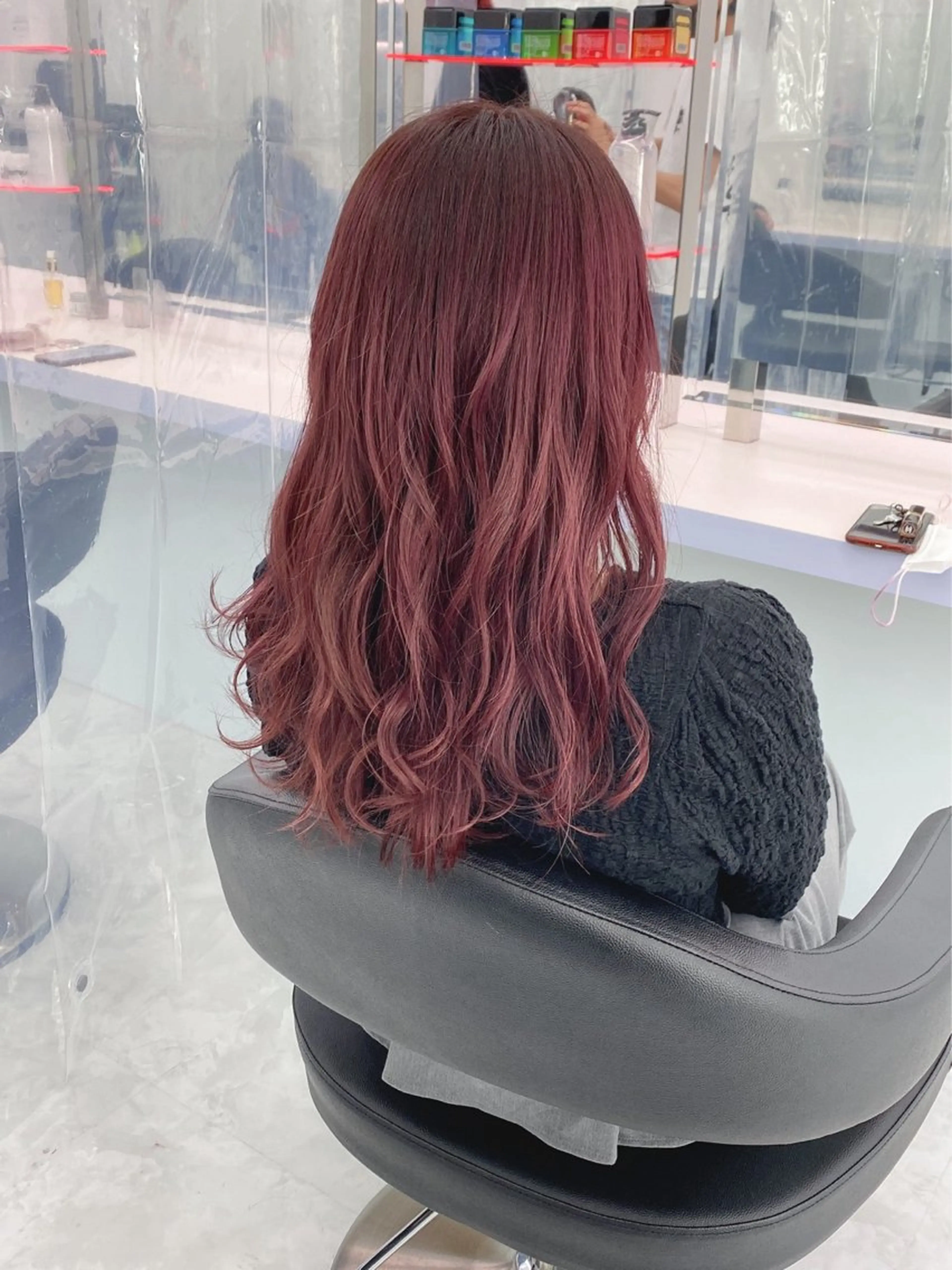 セミロング カラー パーマ ヘアアレンジ メンズ 🤍透明感カラー🤍 似合わせ🤍AINEのヘアスタイル