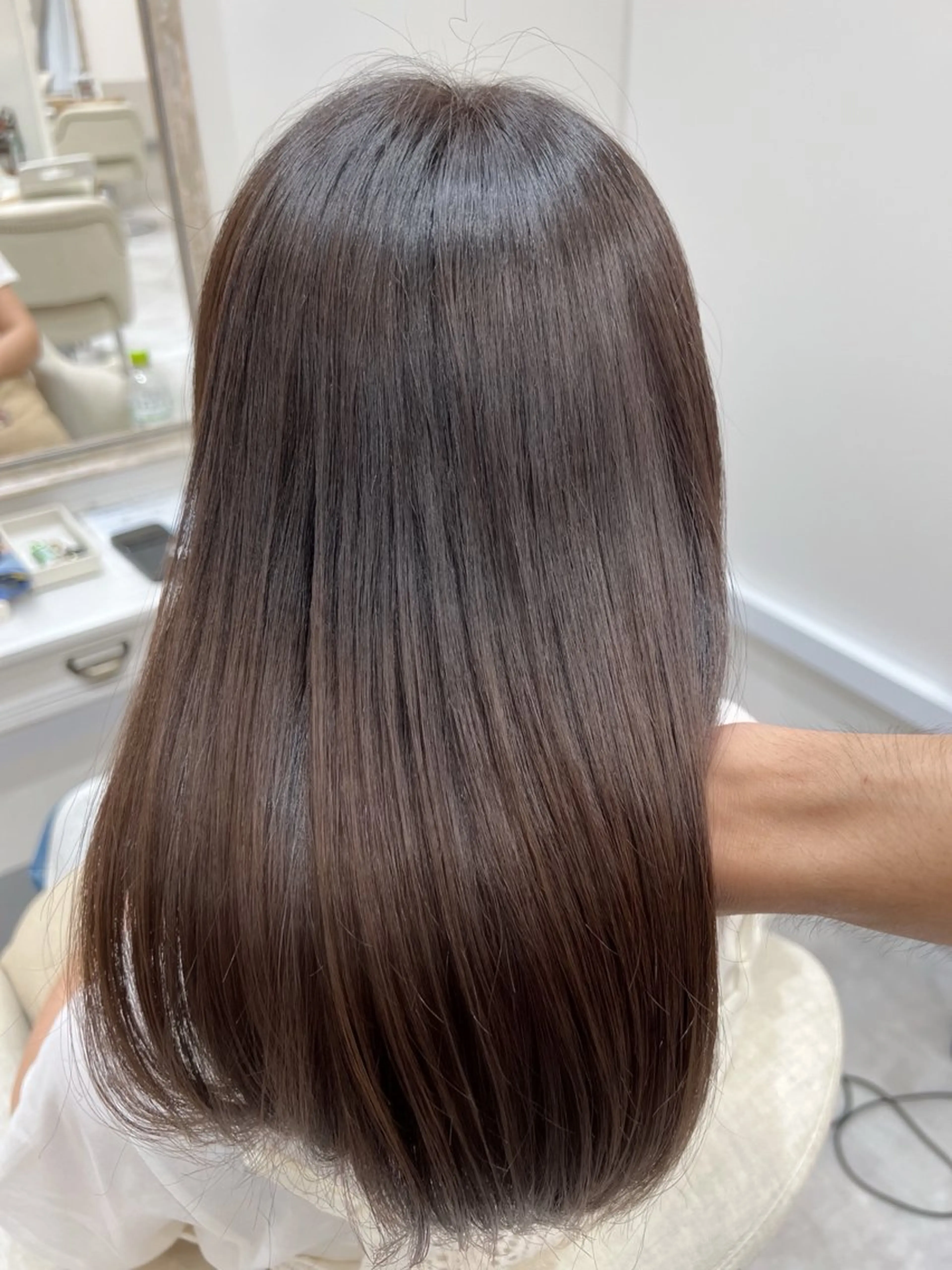 ロング カラー ヘアカラー トリートメント 縮毛矯正×艶カラー /中村勇太のヘアスタイル