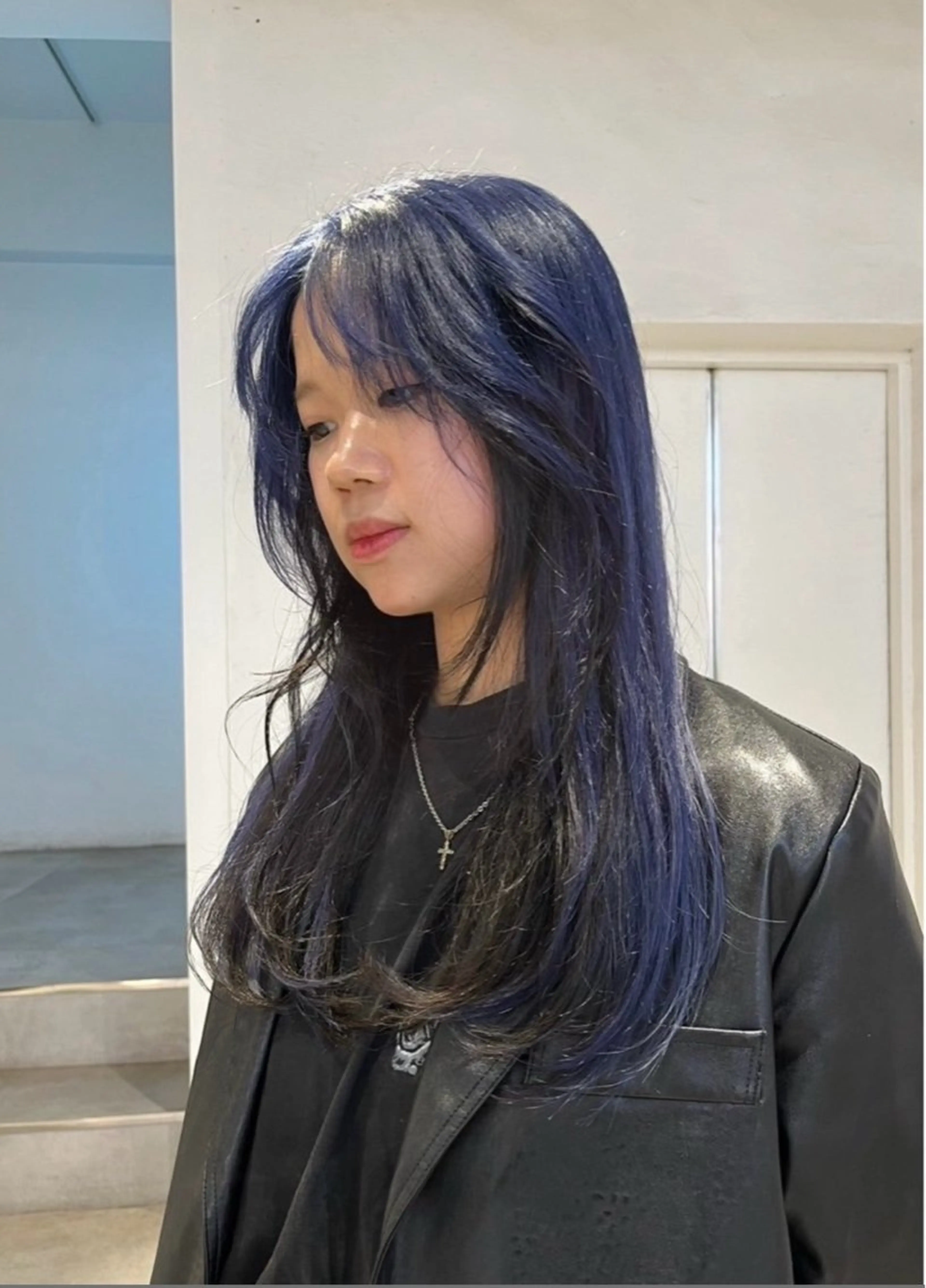 ロング カラー ヘアカラー ハイトーン/パーマ/ メンズ / 櫻本🌐のヘアスタイル