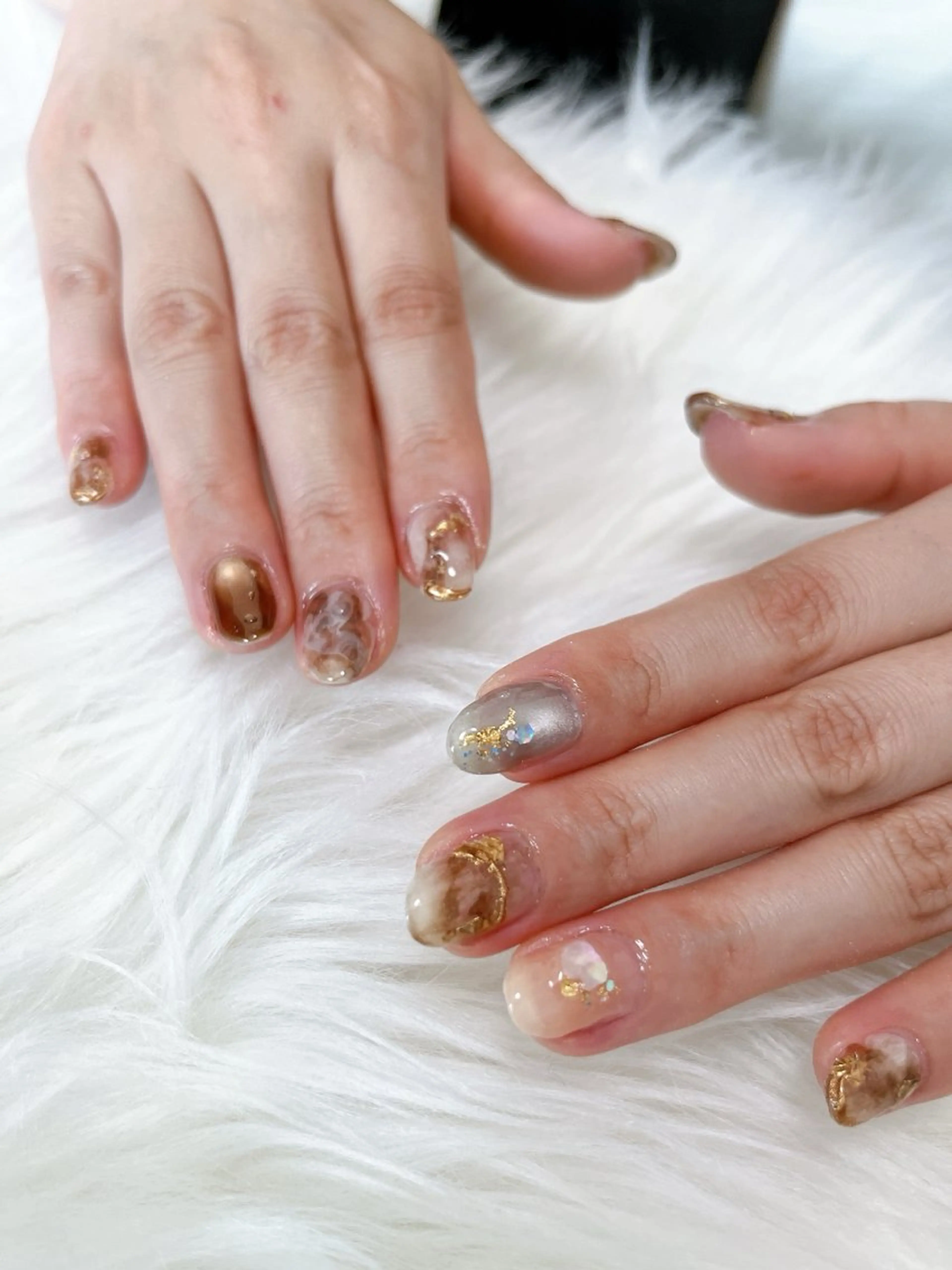 ネイル マグネットネイル 持ち込み ニュアンスネイル Re: Nailのネイルデザイン