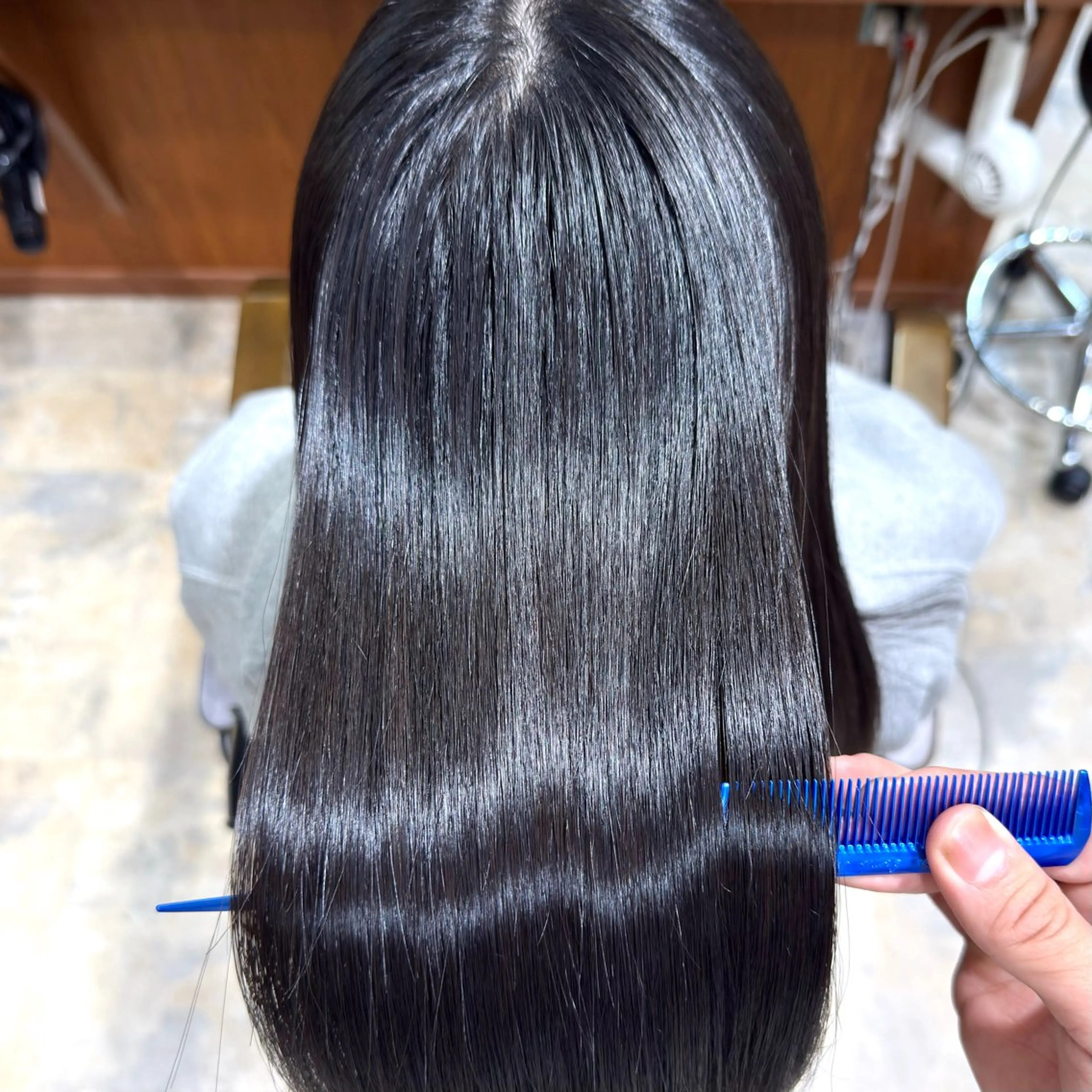 ロング カット 縮毛矯正 トリートメント レイヤーカット 縮毛矯正 高杉颯汰のヘアスタイル