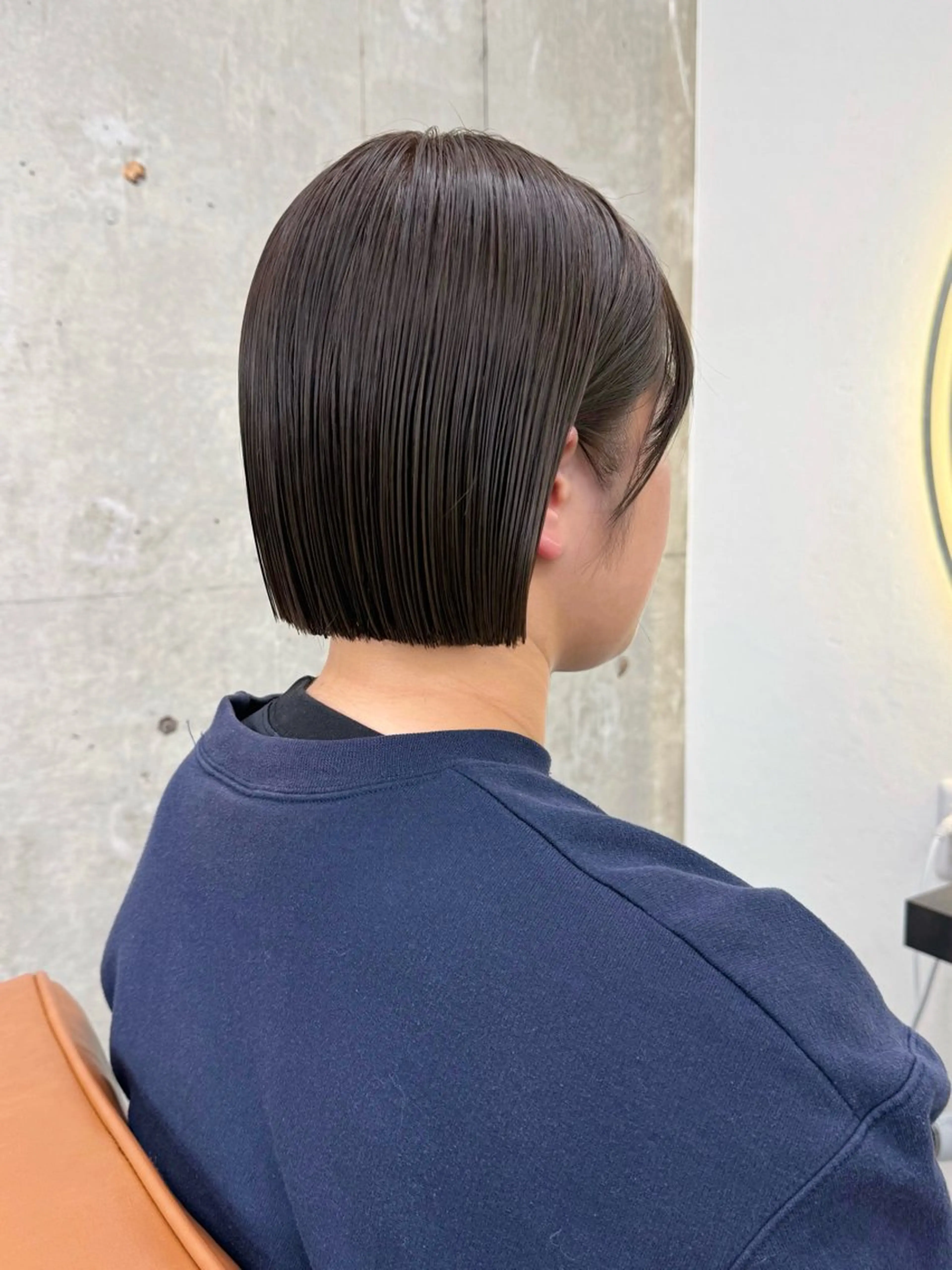 ショート カラー カット ヘアカラー 縮毛矯正 トリートメント ボブ/レイヤー/ グレージュ/moyuのヘアスタイル