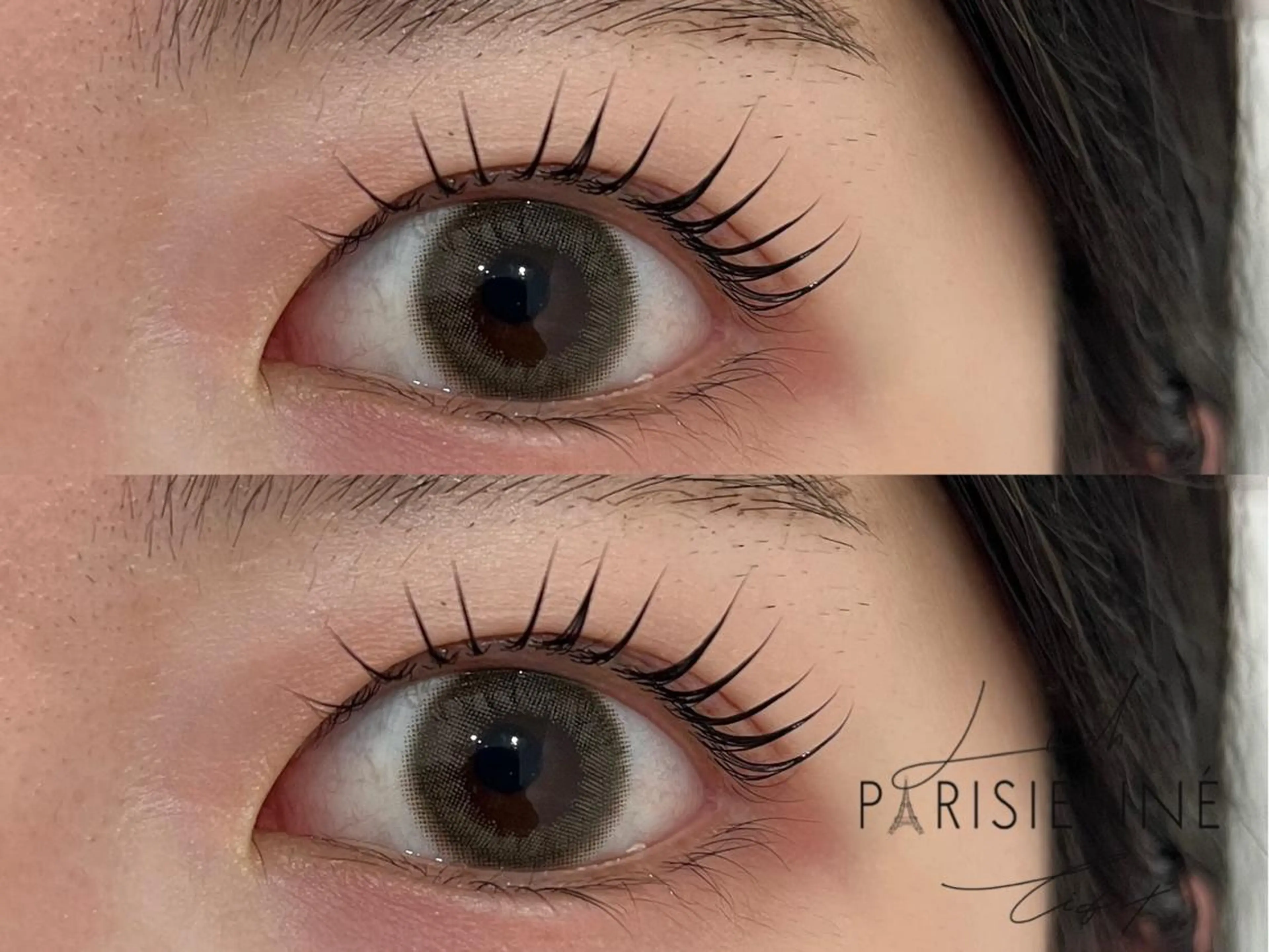 マツエク・マツパ パリジェンヌラッシュリフト MAQUM𖤐 Satsumiのマツエク・マツパデザイン