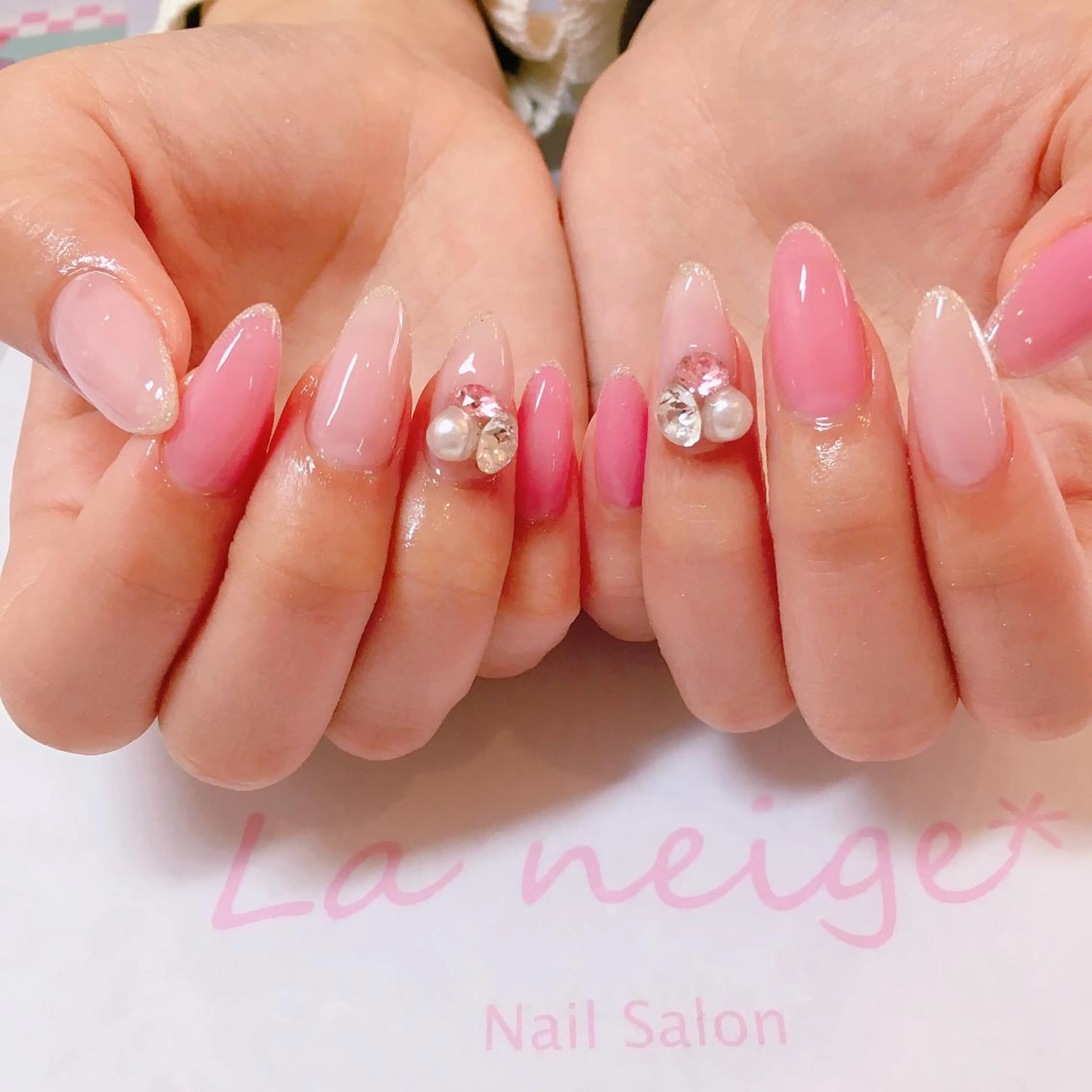 ネイル ロングネイル La neige* yuki 🐩🌙のネイルデザイン