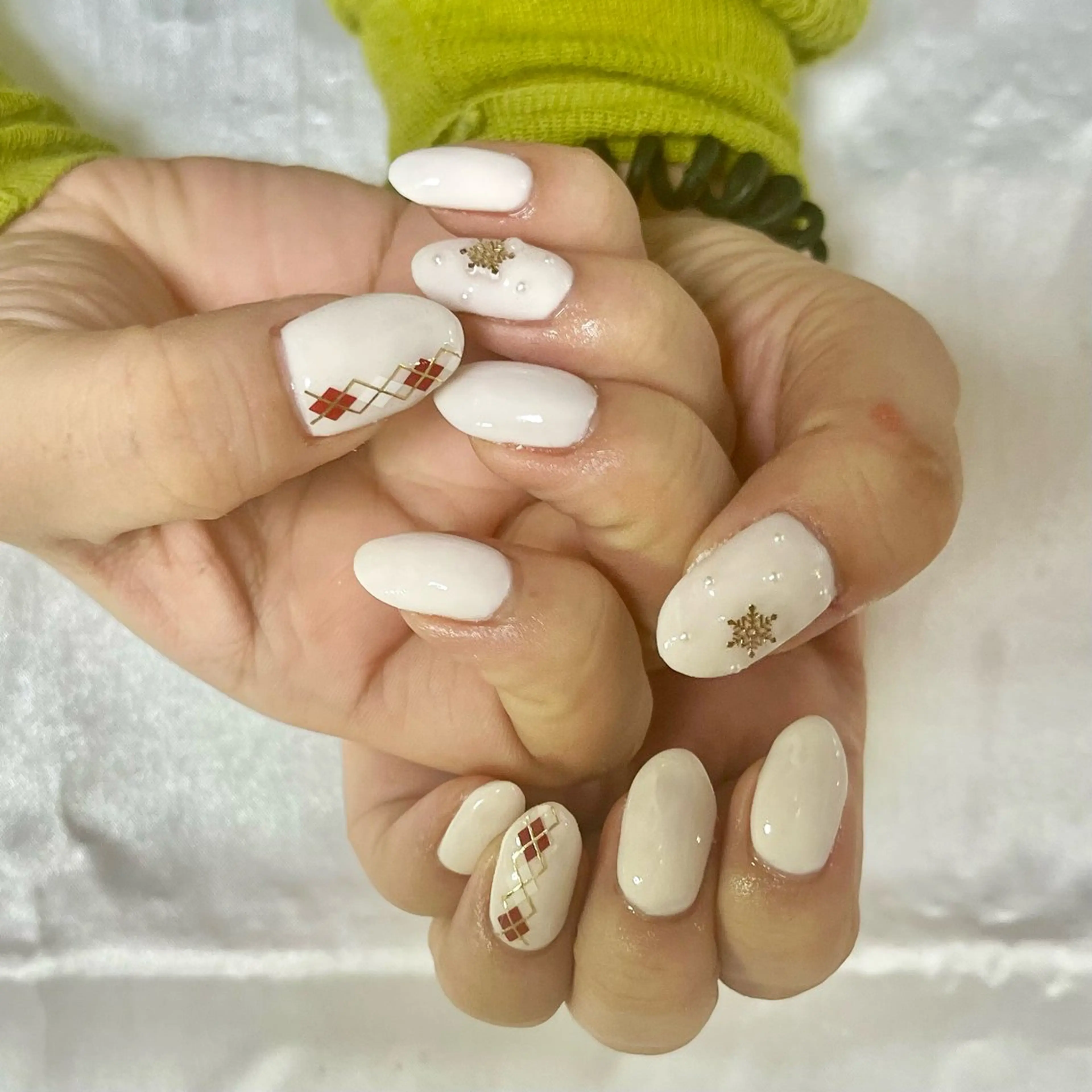 ネイル ジェルネイル 韓国ネイル パラジェル ストーンネイル ホワイト 韓国ネイル💠 Tomoのネイルデザイン