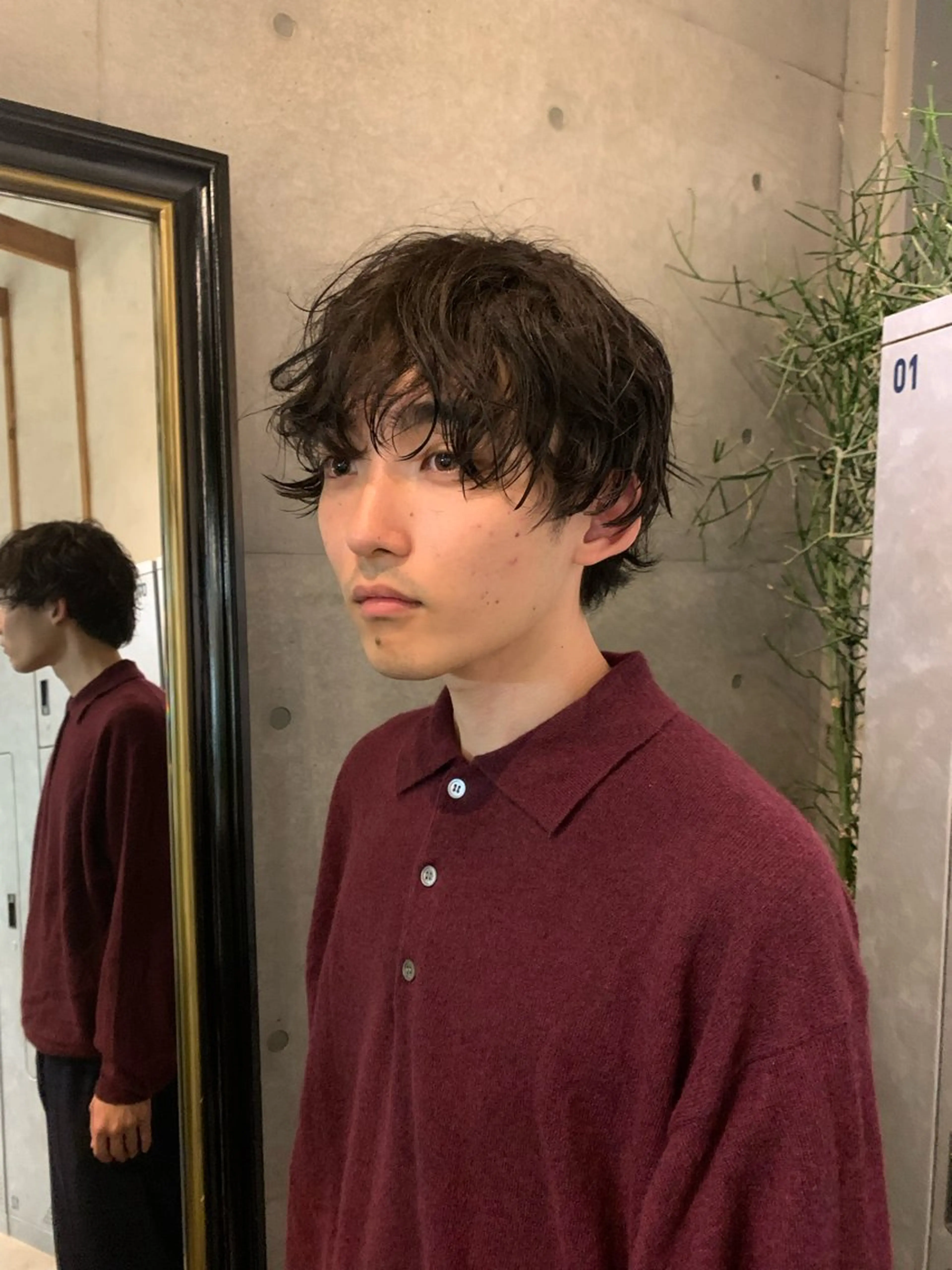 ショート メンズ くせ毛 詩織/パーマ /代官山のヘアスタイル