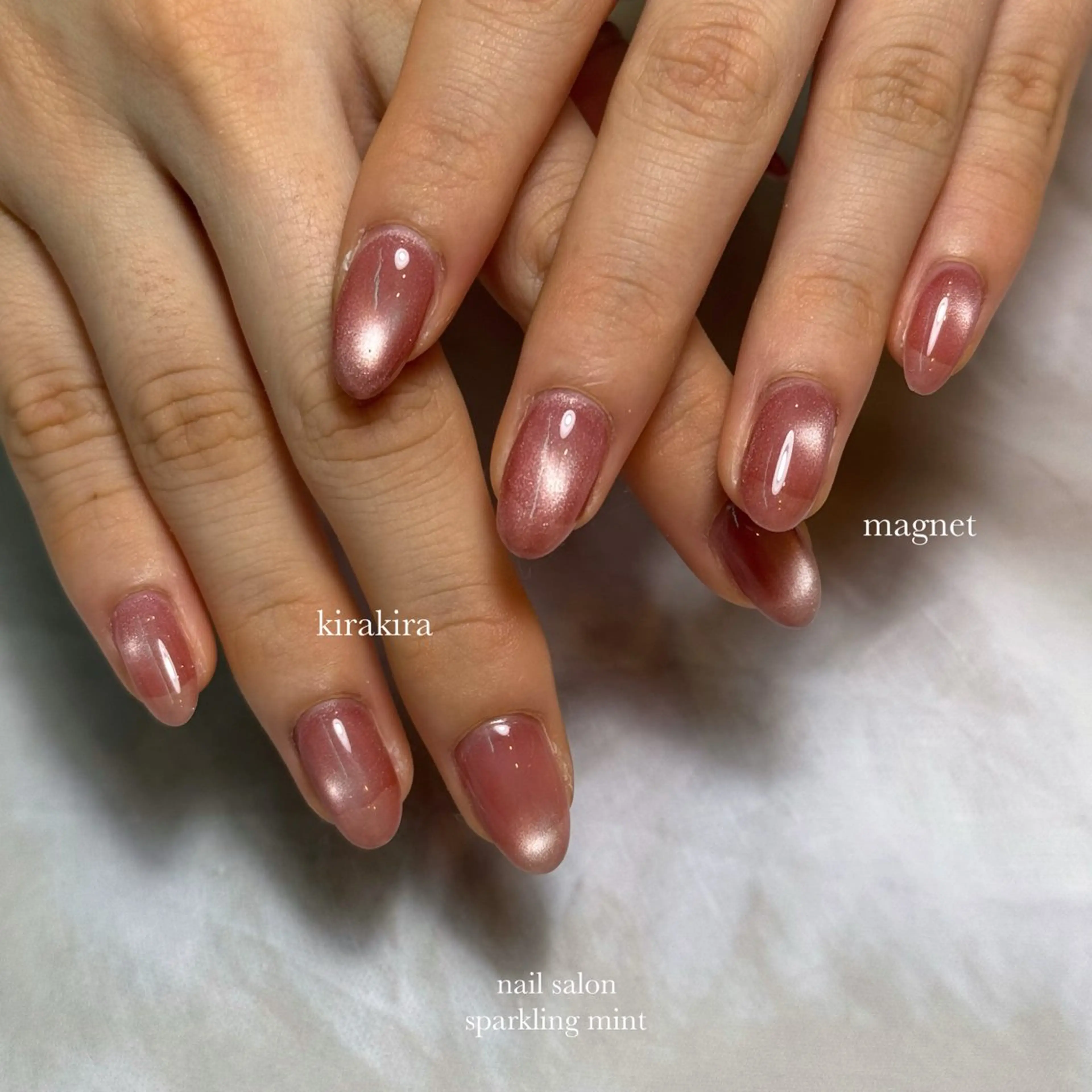 ネイル 氷ネイル・うるうるネイル キラキラネイル natsuki 🎀💎モデル様募集のネイルデザイン