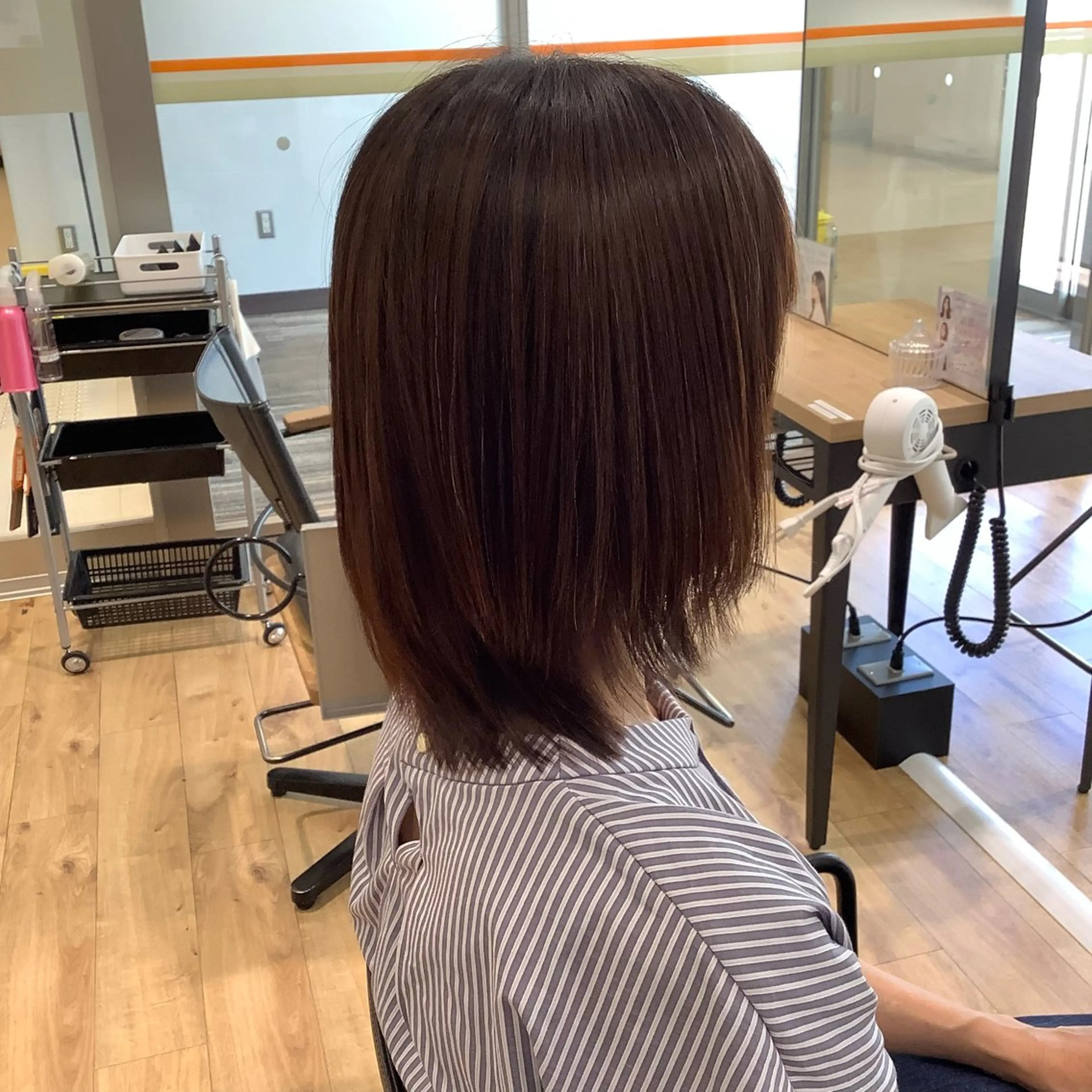 ミディアム カラー パーマ カット ヘアカラー エイジングケア特化 美容師✂️山崎竜二のヘアスタイル