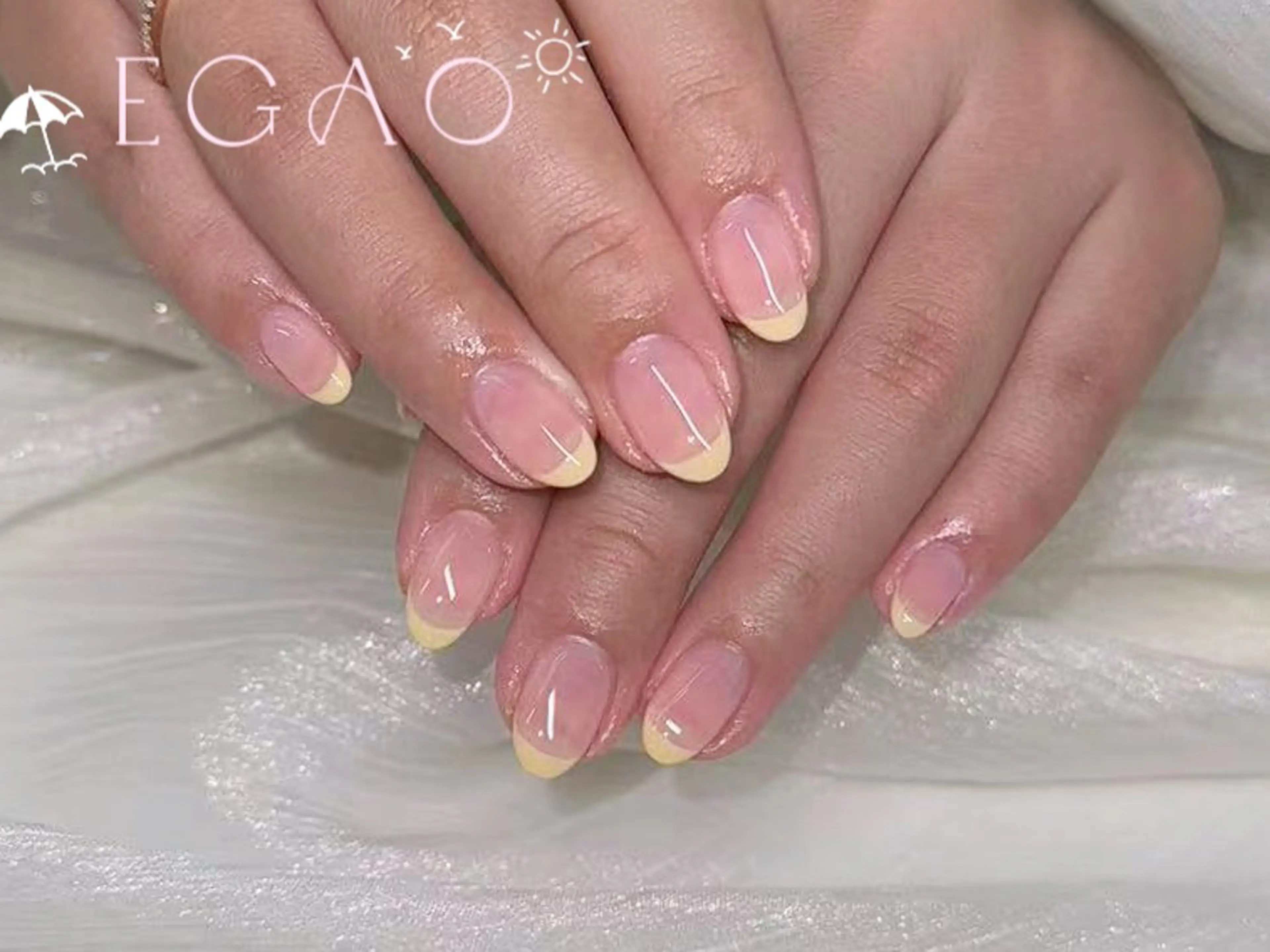 ネイル アートネイル フットネイル フレンチネイル ジェルネイル グラデーション ハンドネイル Egao Nail錦糸町店のネイルデザイン
