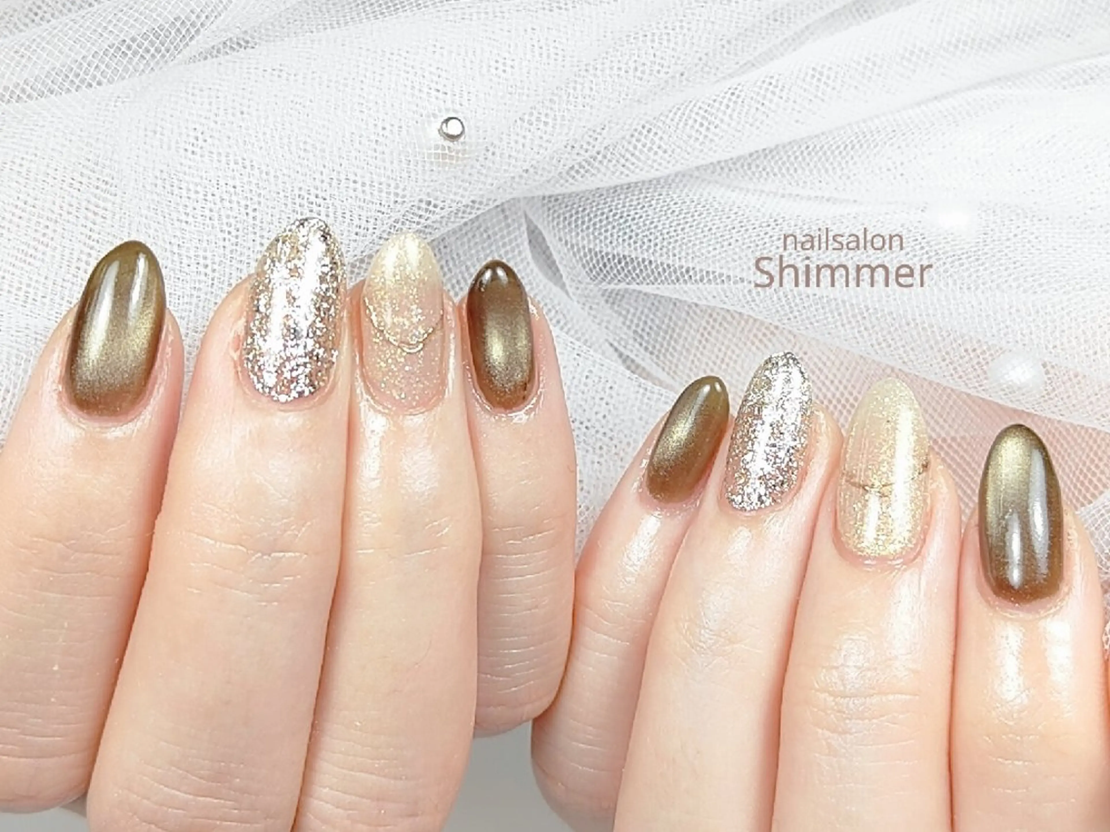 ネイル Shimmer Asakoのネイルデザイン